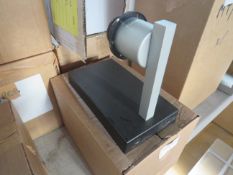 Chelsom - Black & Grey Wall Light - No Shade - New & Boxed.