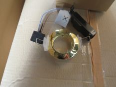 24x Chelsom - Recessed Fixed Downlight ( MV/6018/GO ) - New & Boxed.