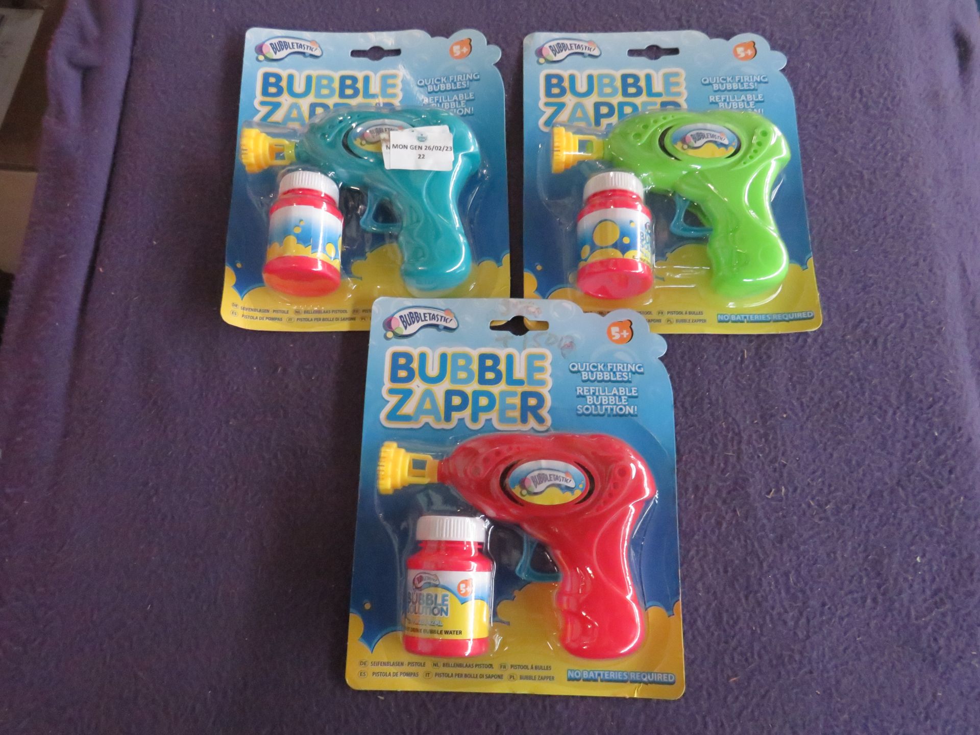 3x Bubbletastic - Bubble Zapper - Packaged.