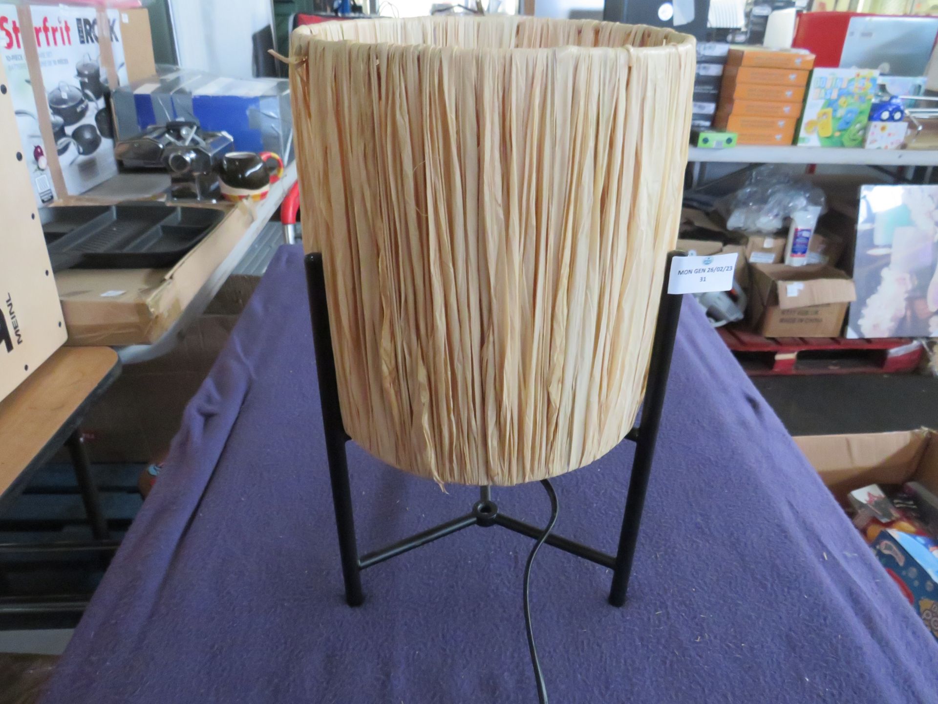 Table Lamp - Please See Image For Design - No Packaging.