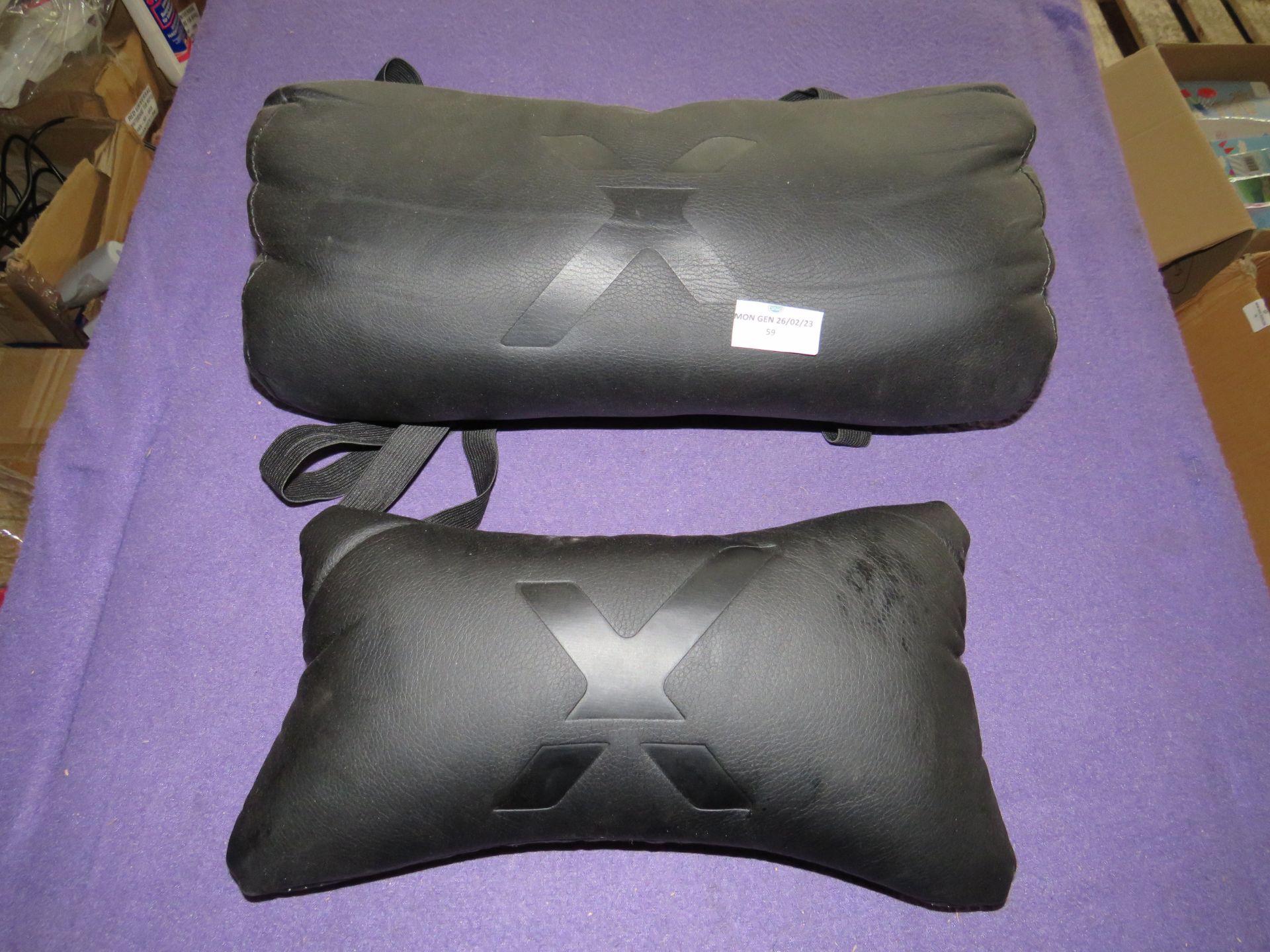 2x Various Xrocker Gaming Seat Cushion - Good Condition.