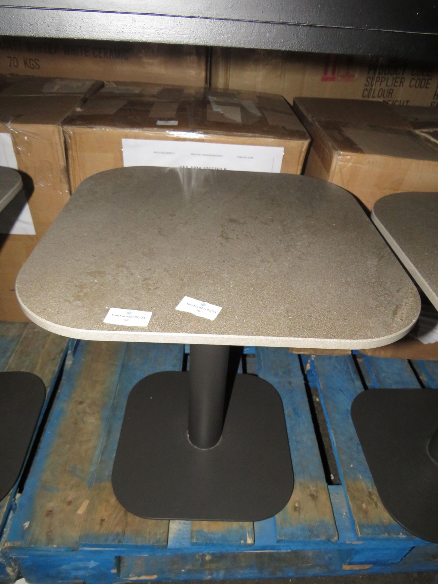 Heals Kodo side table Fossil Grey/ Ceramic Flint GT047A033K001 GT047T331 RRP Â£666.00 SKU HEA-APM-