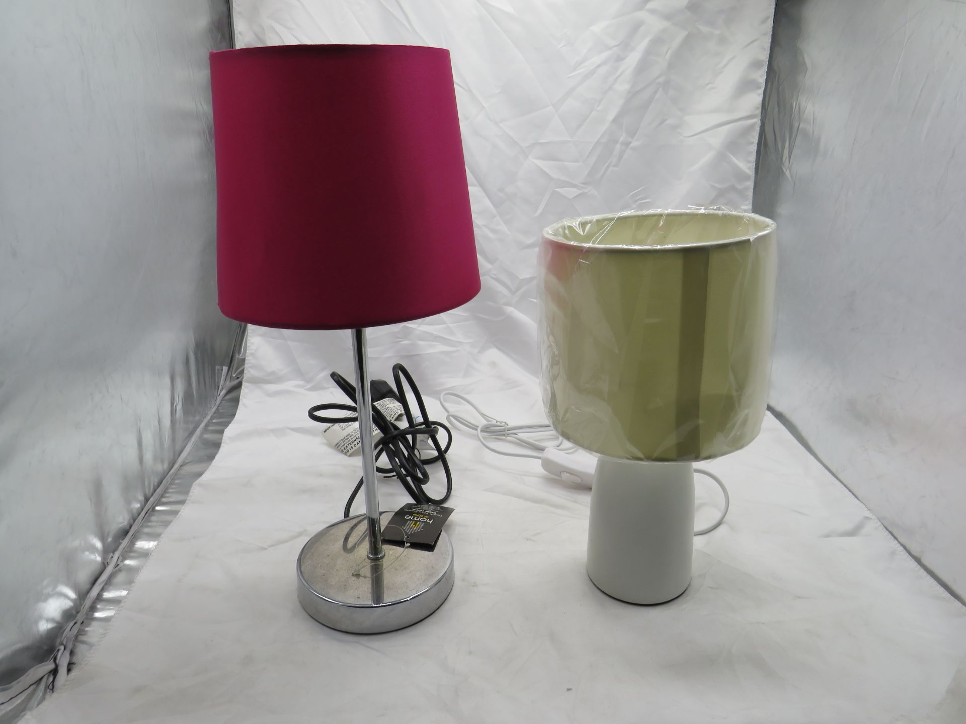 2x Various Ex-display Table?Lamp see image for design