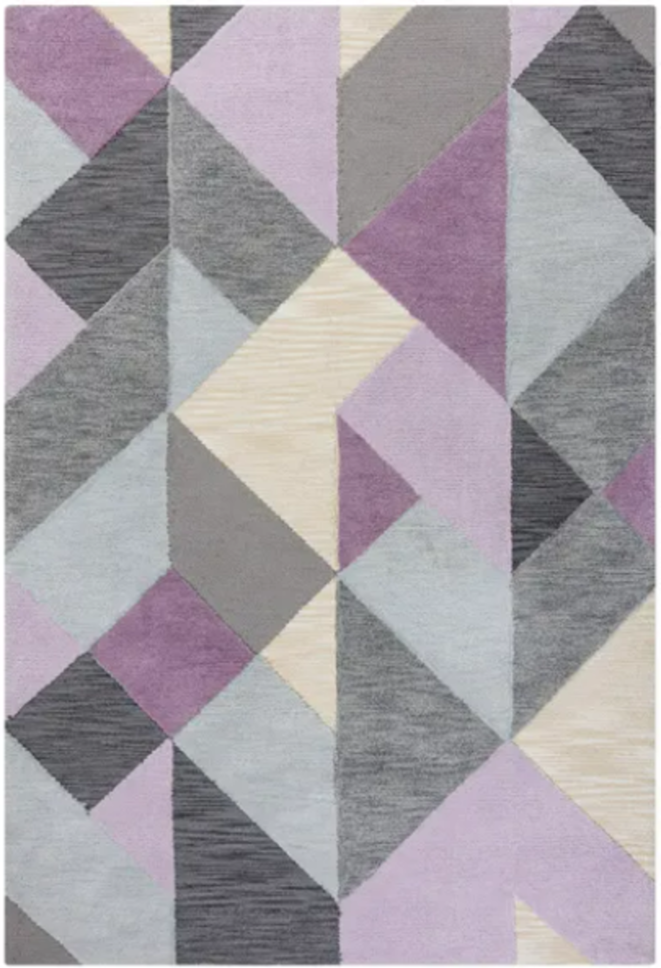 Icon Geometric Rectangle Rug Mauve 120X170cm MAUVE RRP ??129.00Introducing Icon Geometric rug, - Image 2 of 2