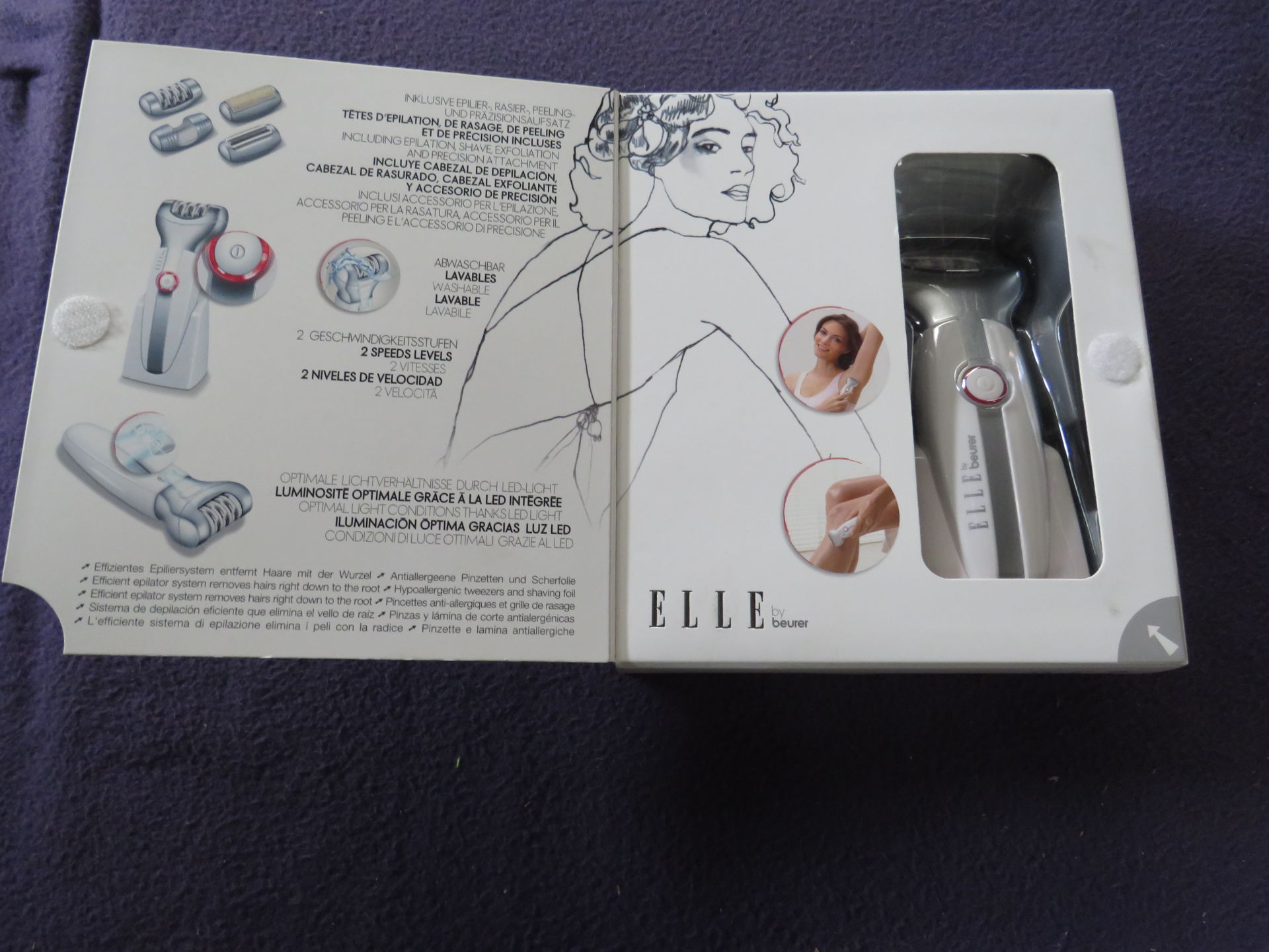 Elle By Beurer - 3-in-1 Epilator HLE60 - New & Boxed.