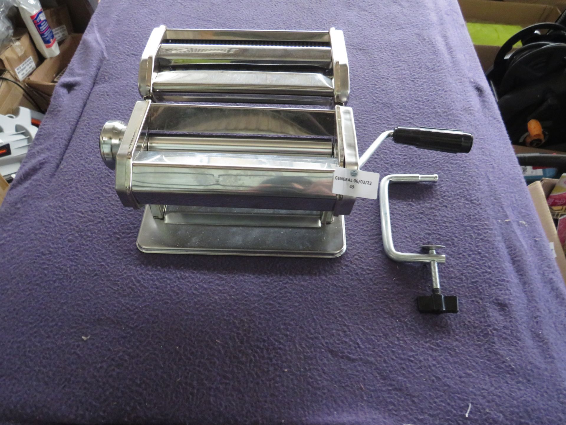 Stainless Steel Pasta Maker - No Packaging.