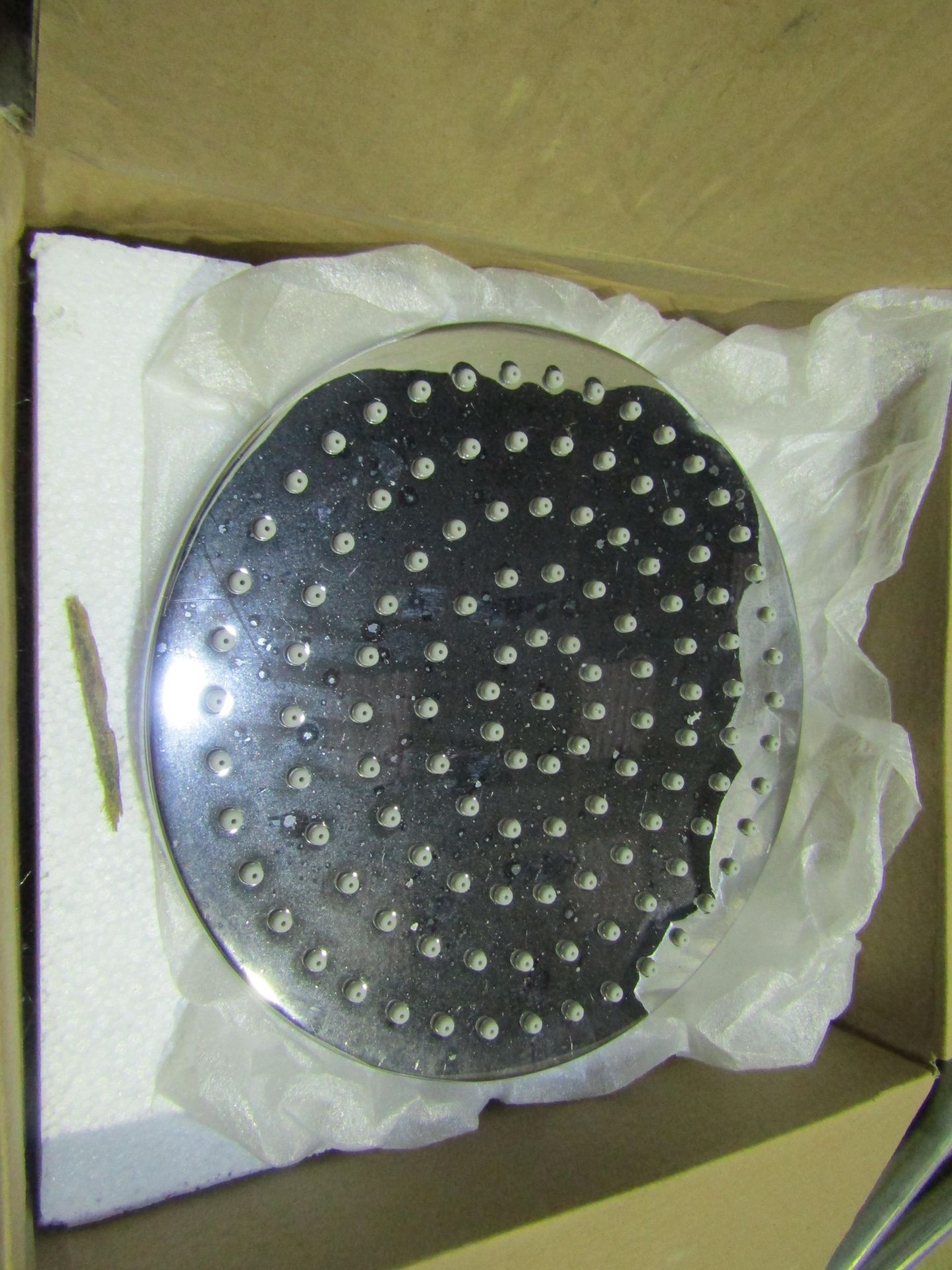 Nikles - Techno XL Chrome Shower Head 200mm - New & Boxed.