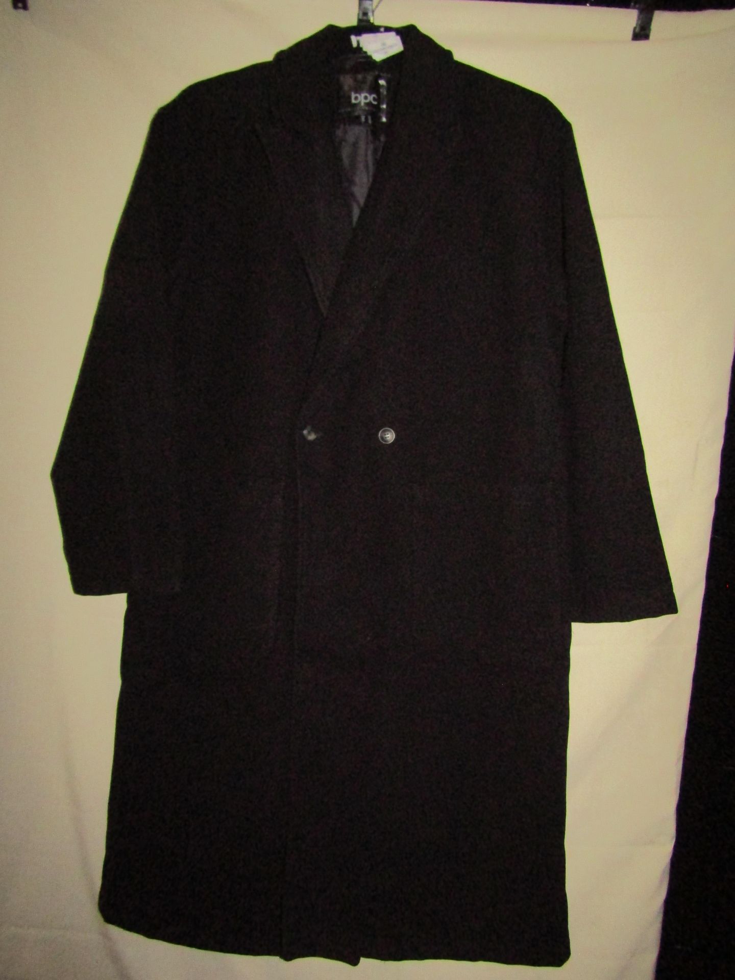 BPC Wool Coat Black Size 24 ( Looks Unworn ) No Tags