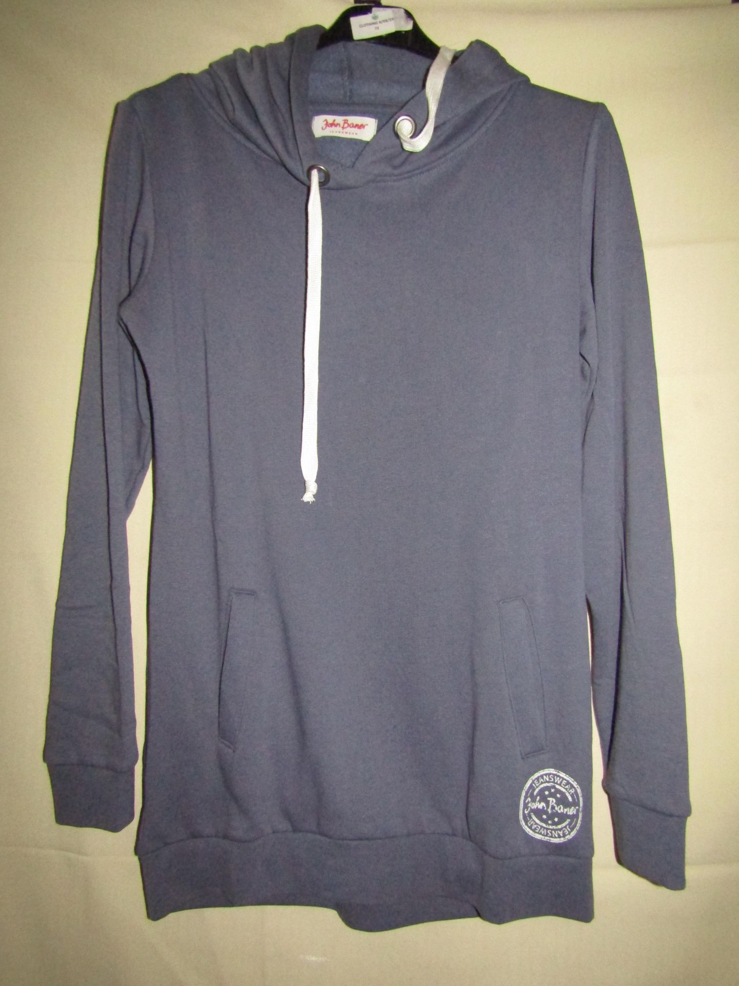 John Baner Long Hoody Blue Size X/S ( Looks Unworn ) No Tags