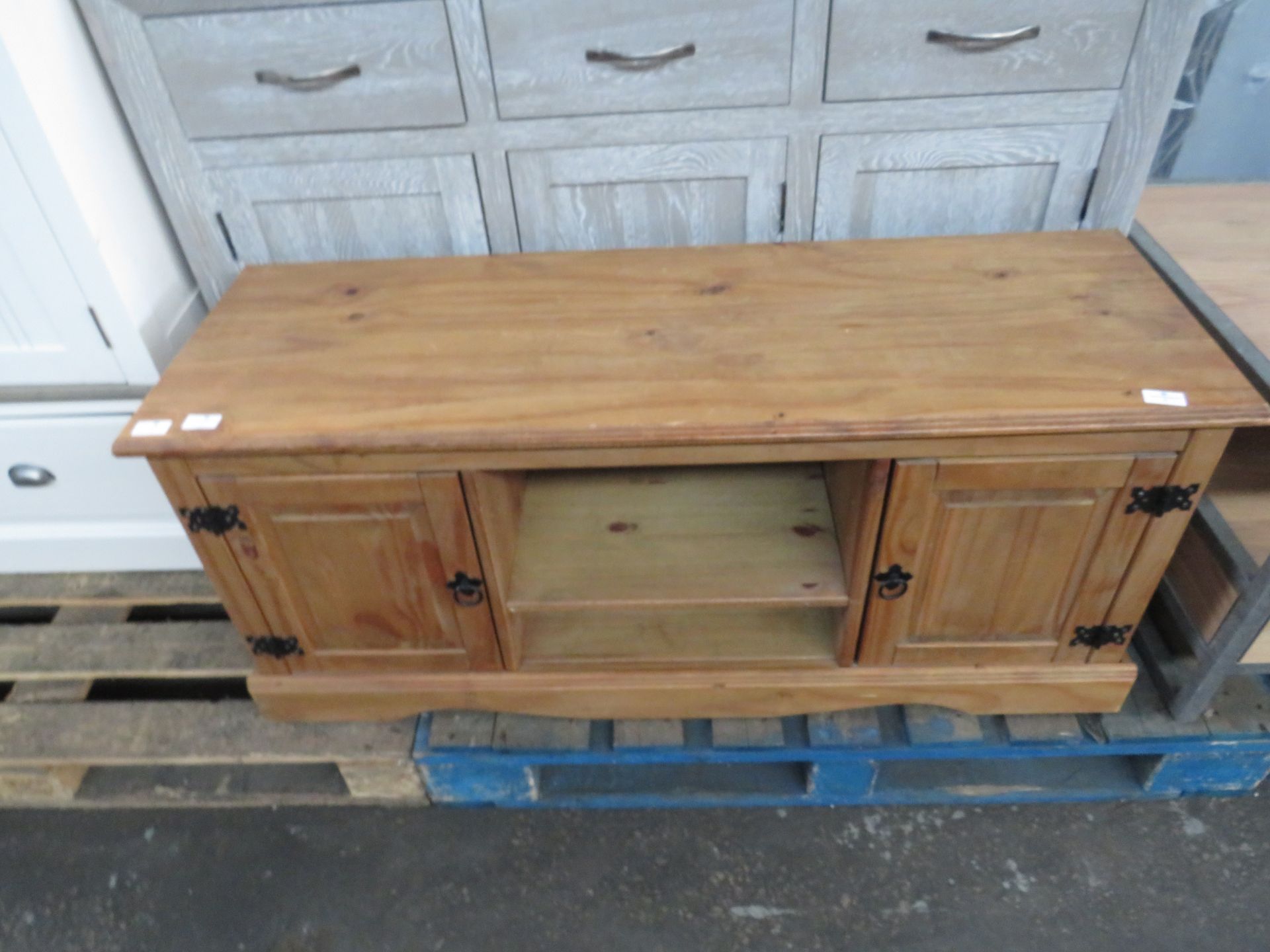 Rustic Media Unit, Overall good condition but has some scuffs & scratches.