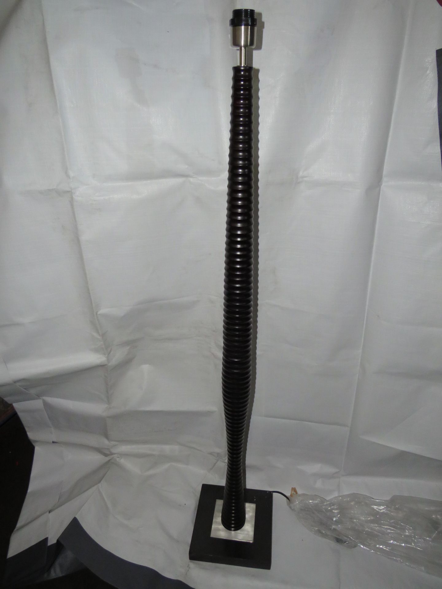 2x Chelsom - Darkwood Floor Lamp ( DK/30/FS/WE ) - New & Boxed.