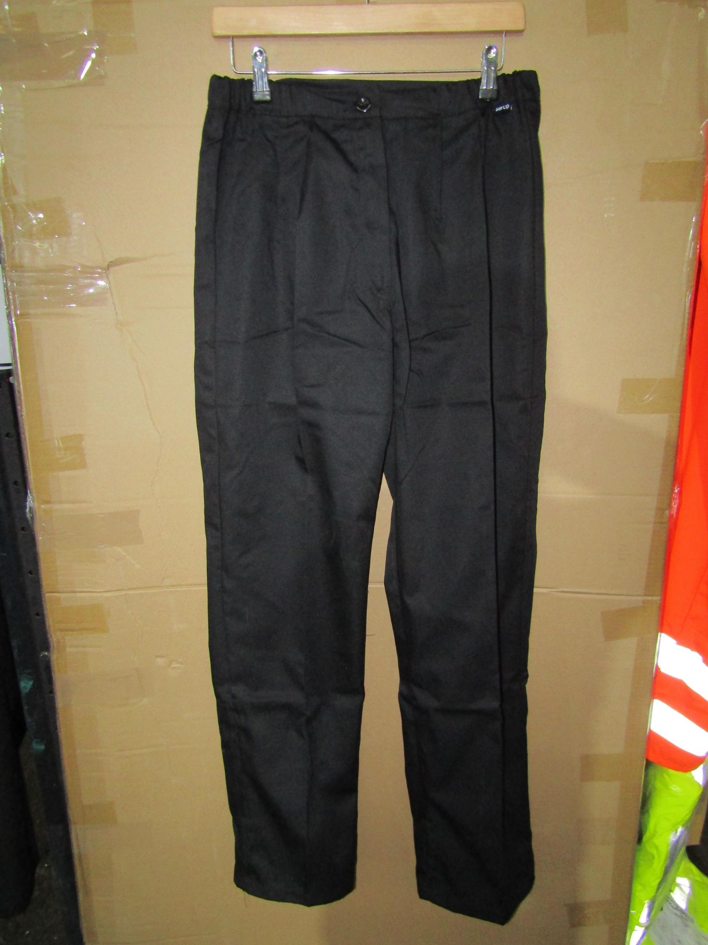 Serco - Ladies poly-cotton Trousers - Black - Size 14 Tall - New & Packaged.