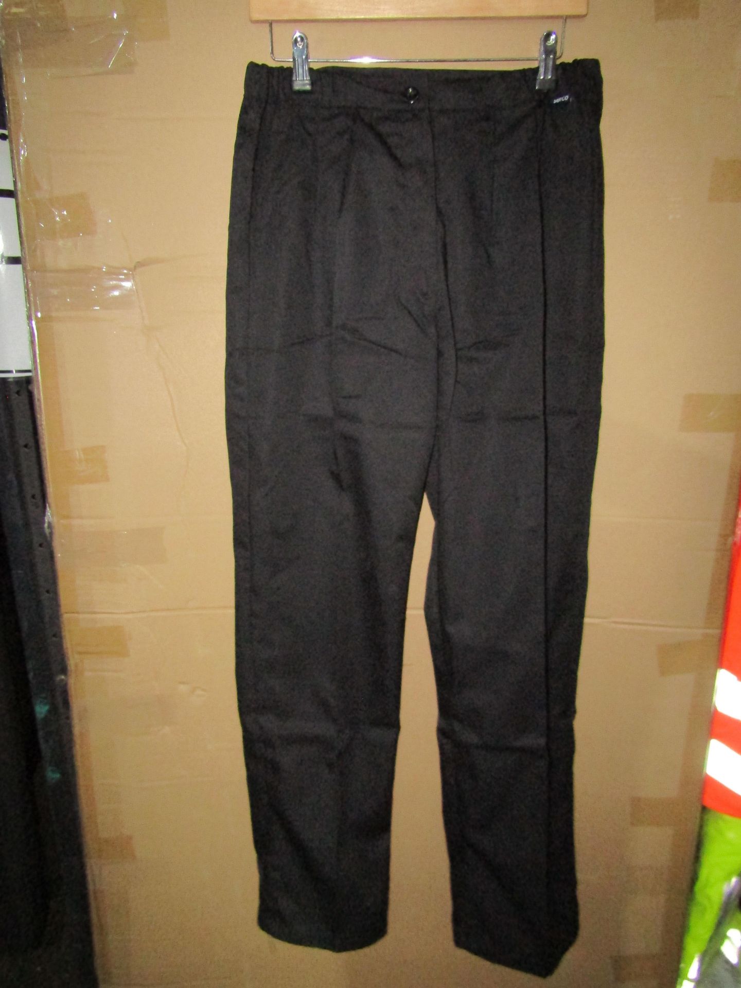 Serco - Ladies poly-cotton Trousers - Black - Size 14 Tall - New & Packaged.