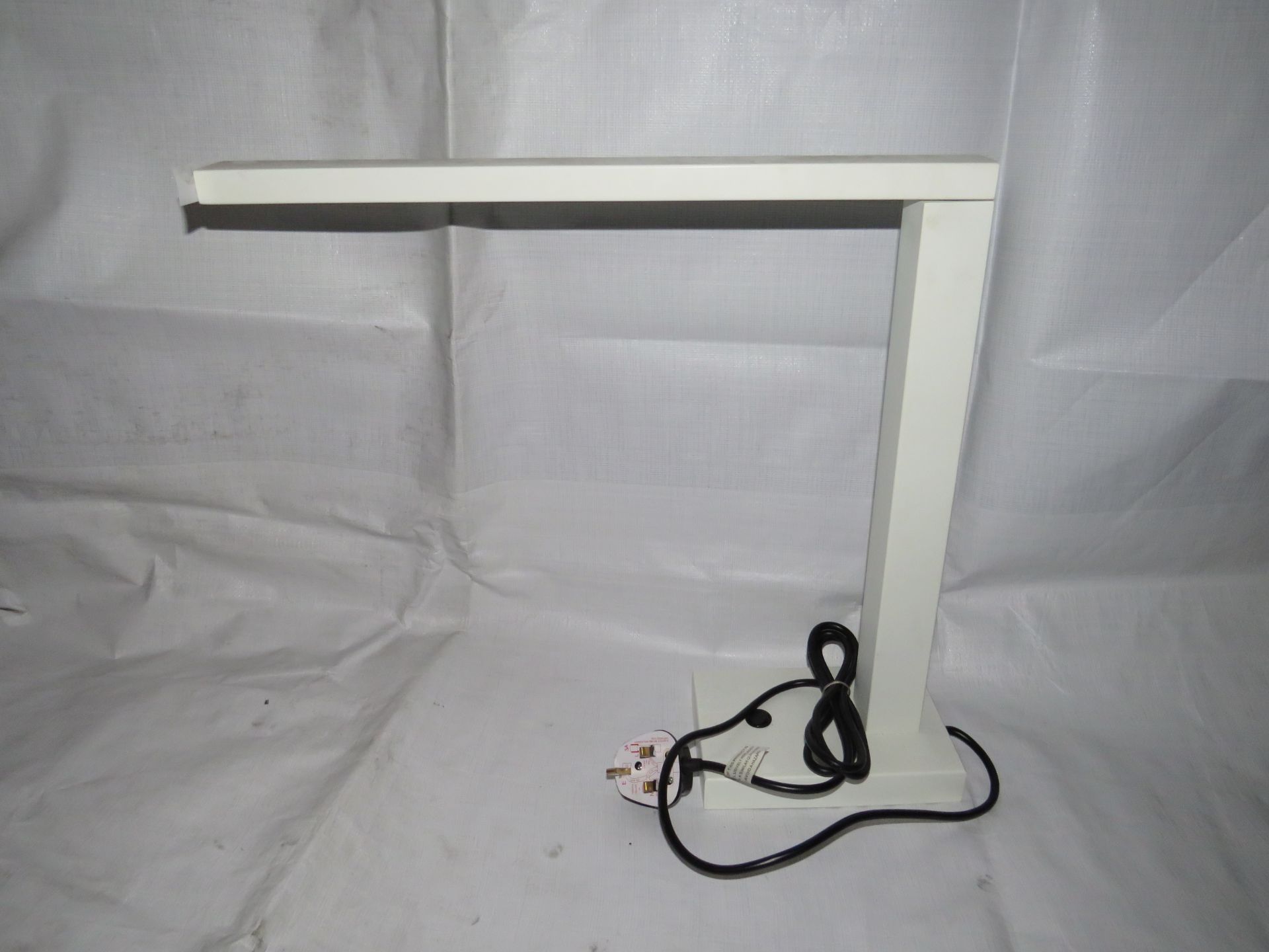 Chelsom - White Adjustable LED Desk Lamp - Good Condition, No Packaging.