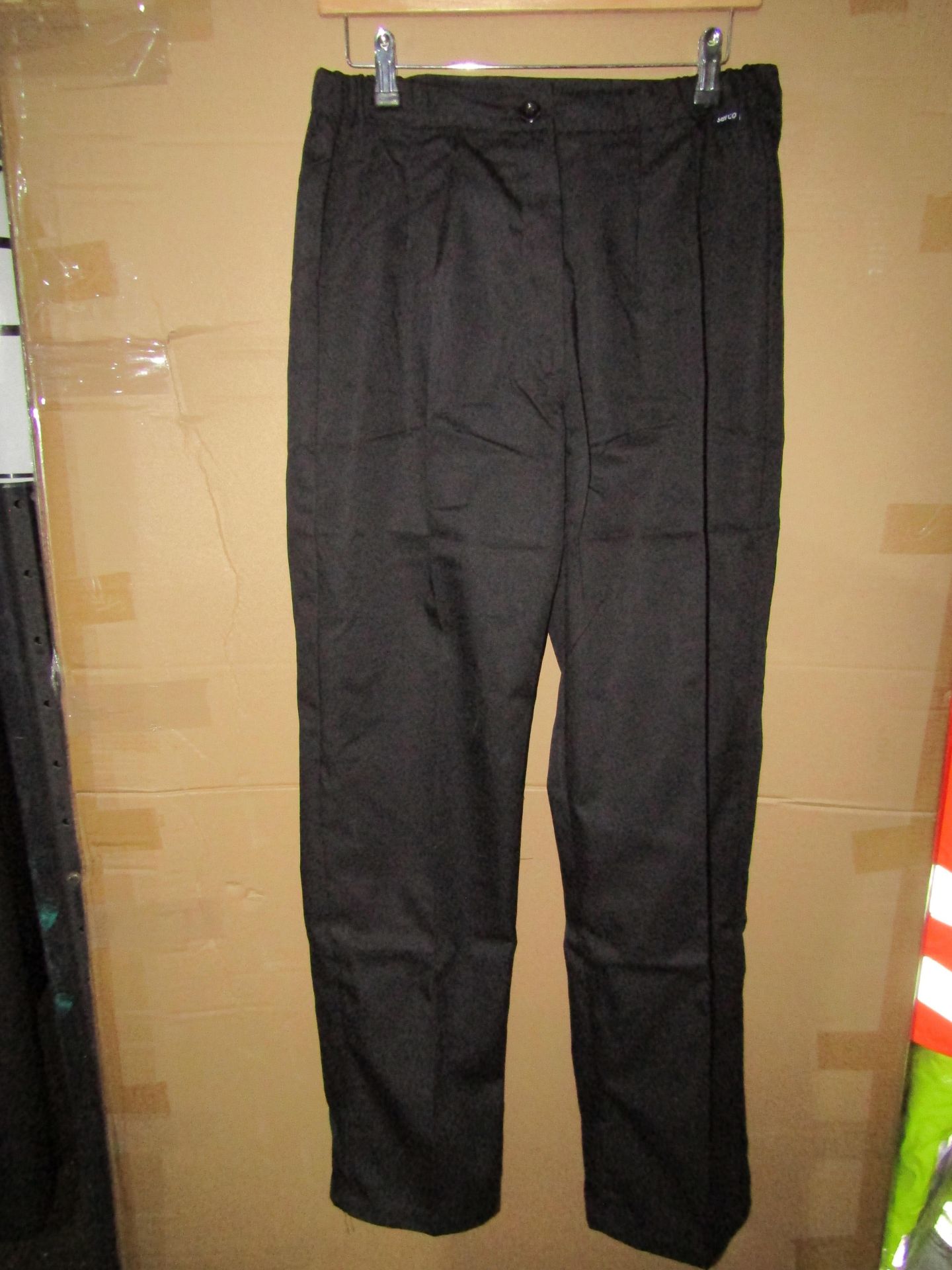 Serco - Ladies poly-cotton Trousers - Black - Size 14 Tall - New & Packaged.