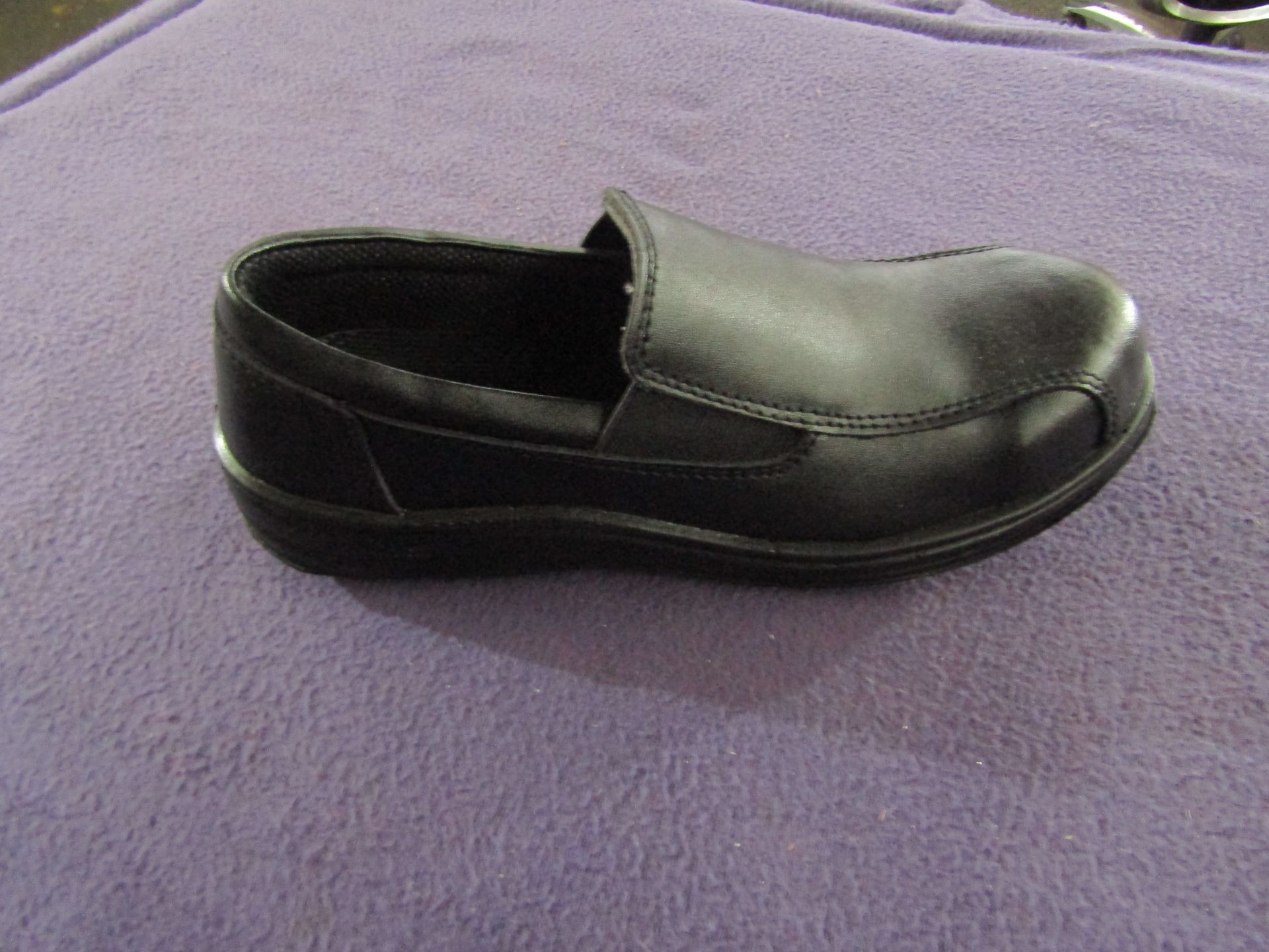 ABS - Ladies Steel Toe Cap Slip On Shoe - Size 8 - Unused & Boxed.