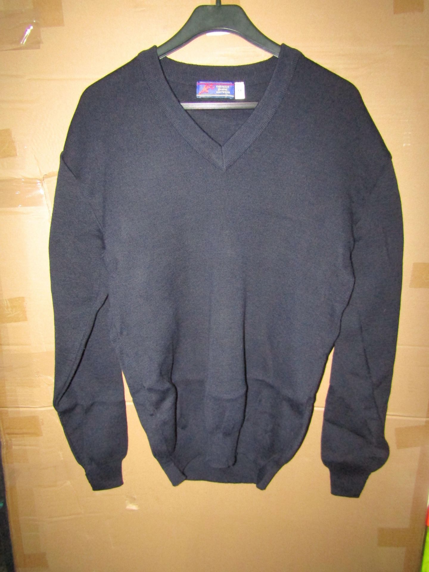 2x Unbranded - Navy Knitted Jumper - Size 4XL - Unused & Packaged.