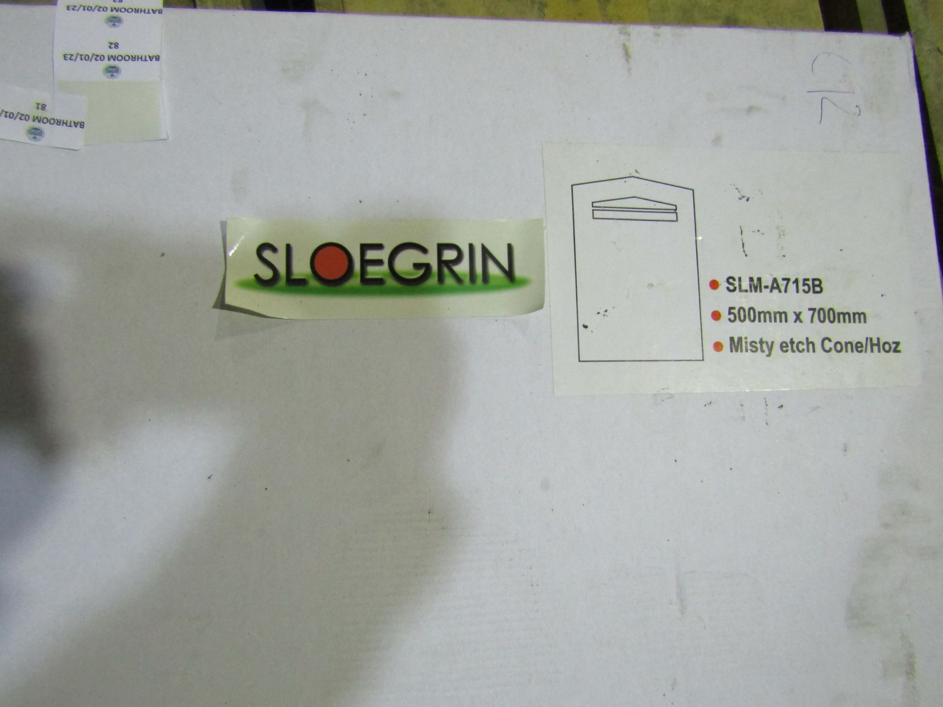 Solegrin - Misty Etch Cone Horizonal - ( 500x700mm ) - New & Boxed.