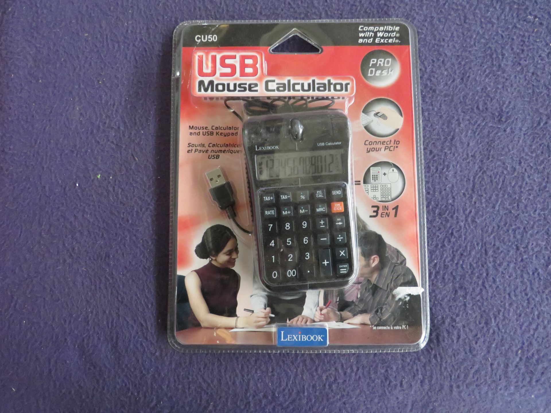 24x Lexibook - USB Mouse Calculator - New & Packaged.