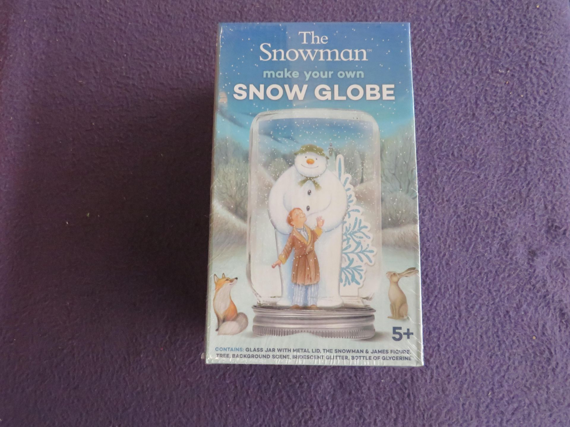 12x The Snowman - Make Your Own Snowglobe - New & Boxed.