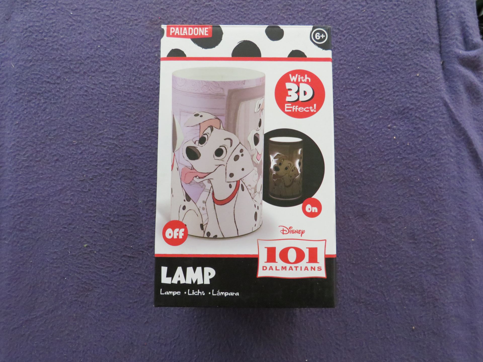 Paladone - Disney 101 Dalmations Lamp - Untested & Boxed.