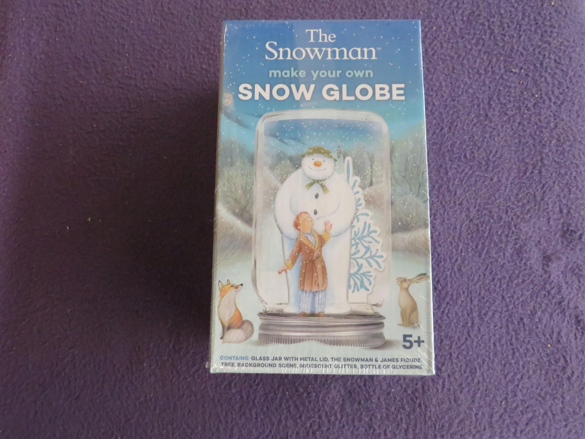 12x The Snowman - Make Your Own Snowglobe - New & Boxed.