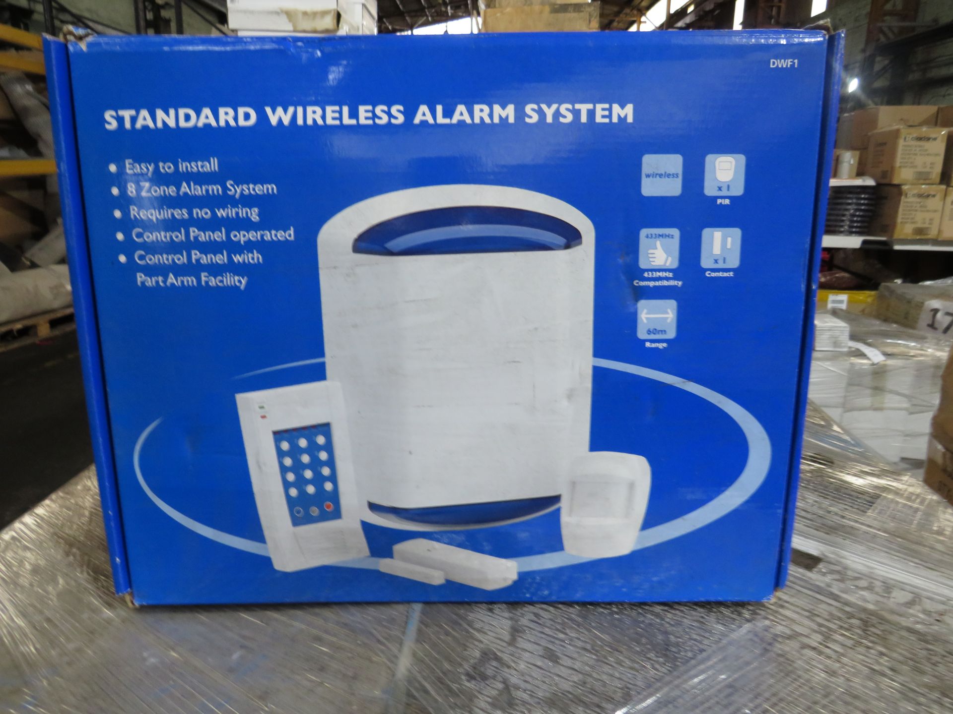 Friedland Standard wireless alarm system, still sealed in the box, the boxes are less than perfect