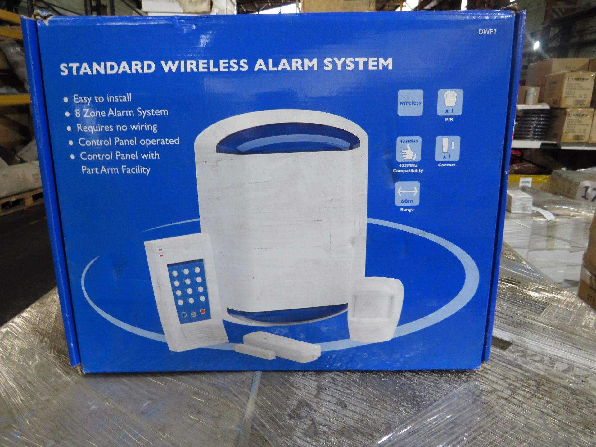 Friedland Standard wireless alarm system, still sealed in the box, the boxes are less than perfect