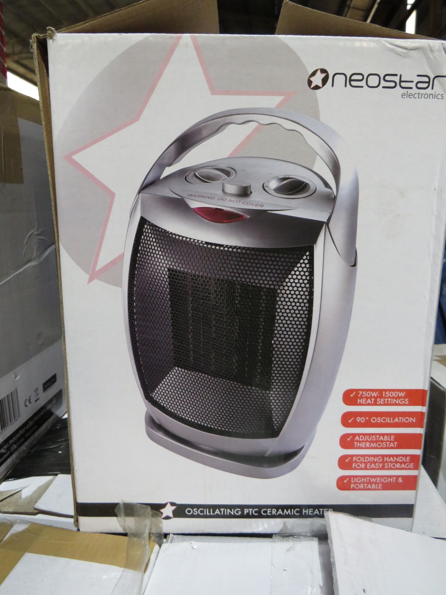 Scotts of Stow Neostar Oscillating PTC Heater RRP ??49.95 SKU SCO-DIR-3120629 PID SCO-DIR-