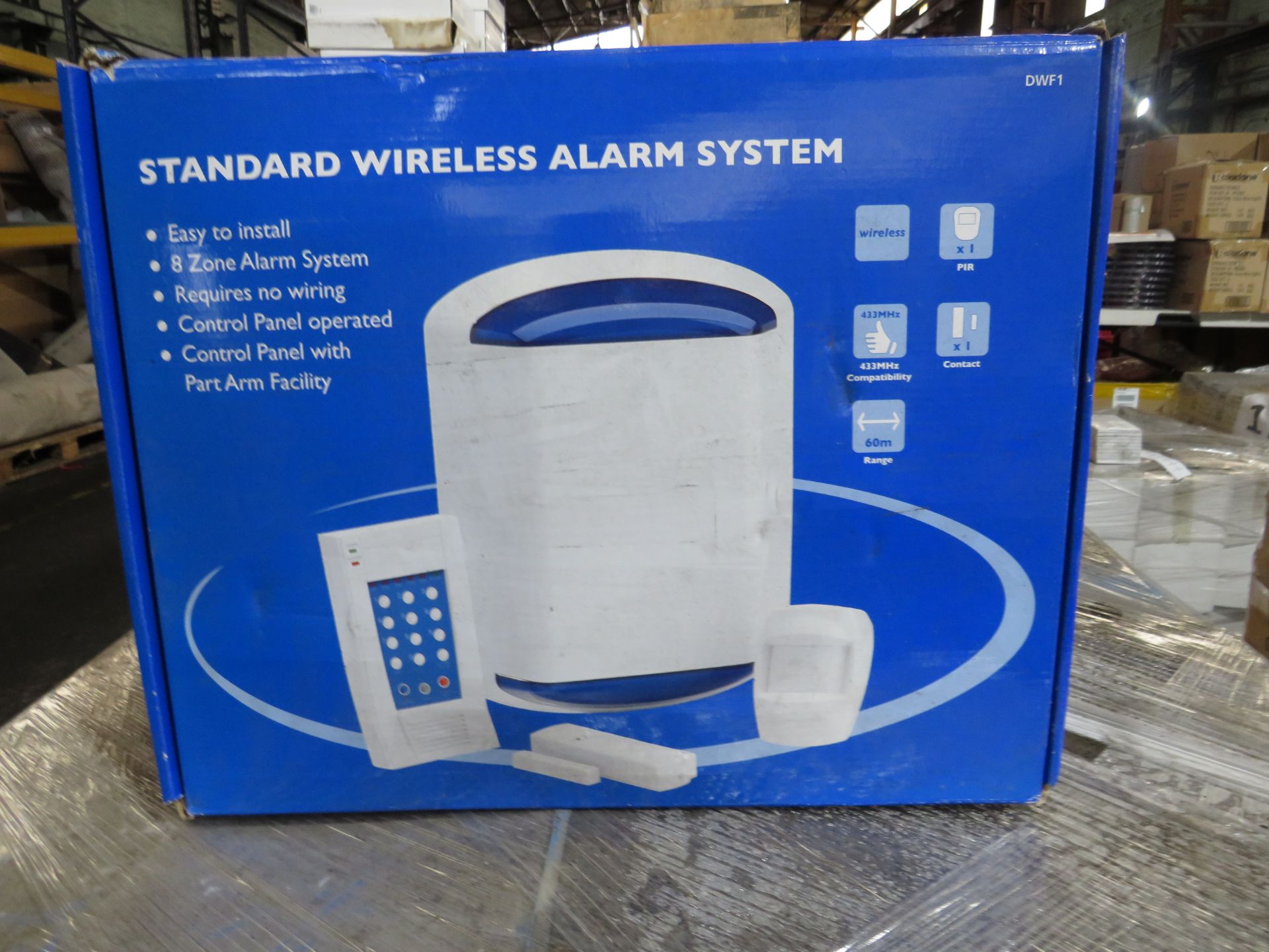 Friedland Standard wireless alarm system, still sealed in the box, the boxes are less than perfect