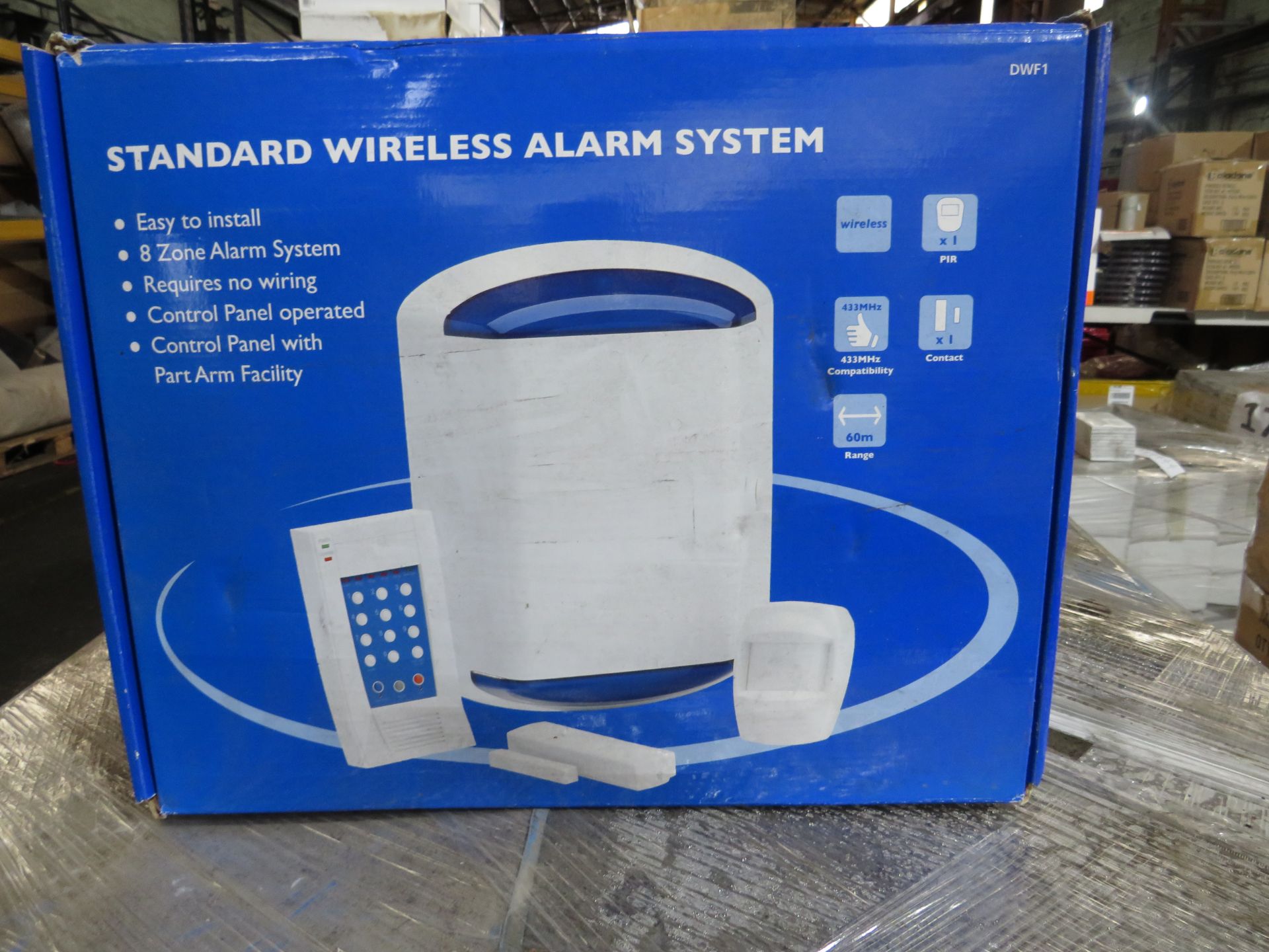 Friedland Standard wireless alarm system, still sealed in the box, the boxes are less than perfect