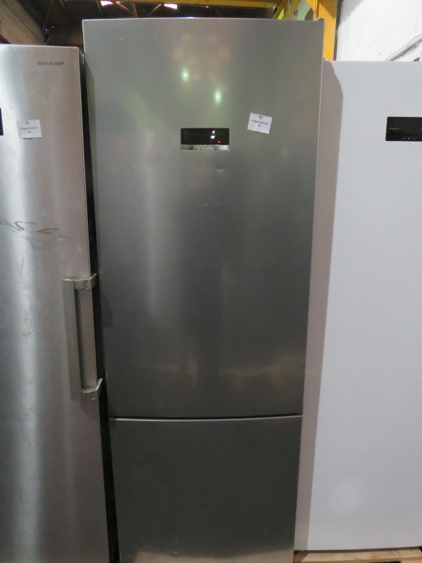 Bosch Stainless Steel Multi Airflow Fridge Freezer - Awaiting Condition Report.