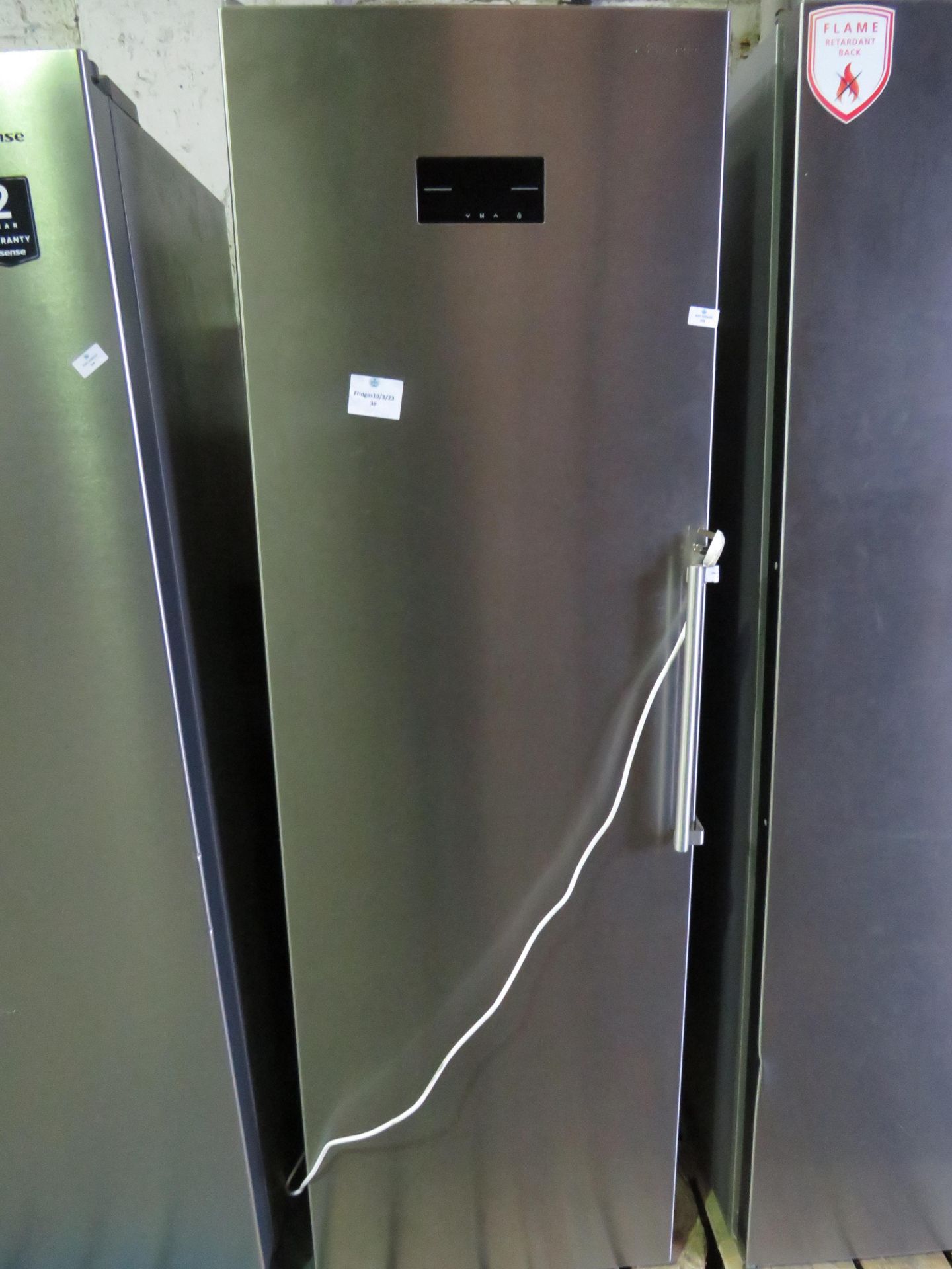 Sharp - Grey Free-standing Freezer - Item Powers On & Gets Cold - Viewing Recommended.