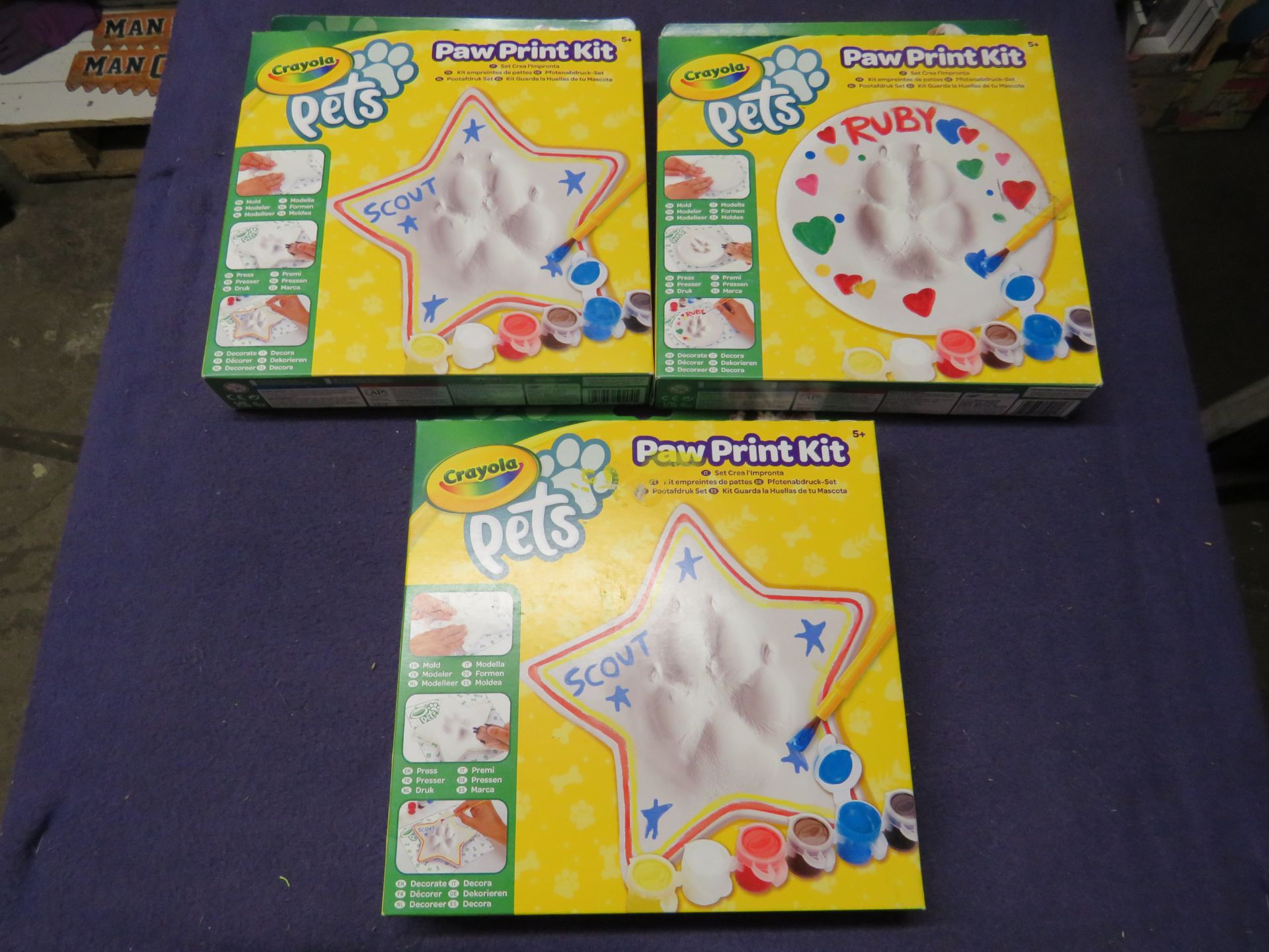 3x Crayola Pets - Paw Print Set - Unused & Boxed.