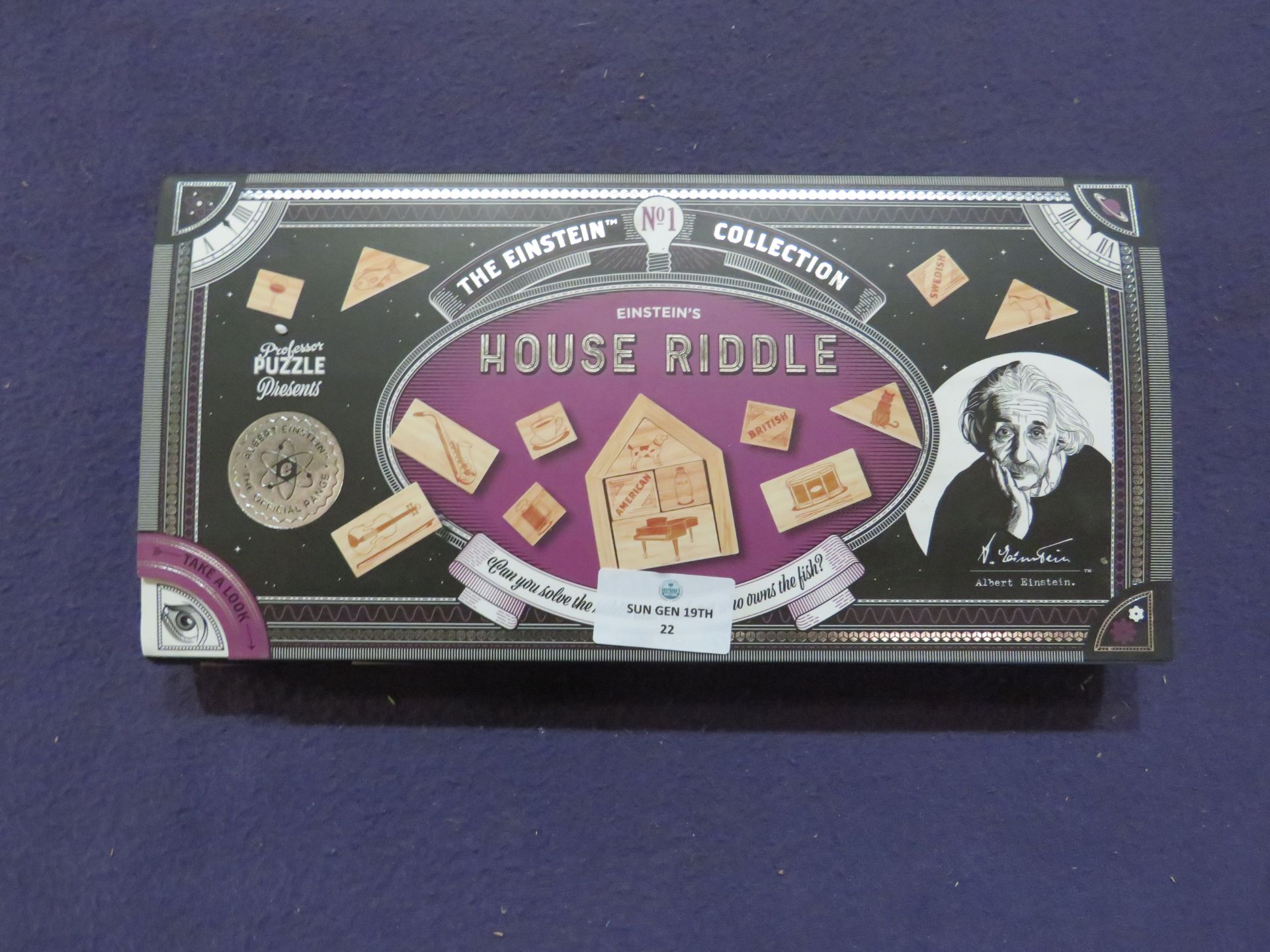 ProfessorPuzzle - Einstein's House Riddle - Unused & Boxed.