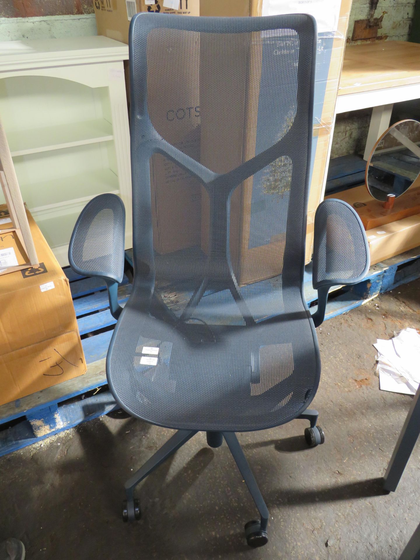 Herman Miller Cosm High Back Office Chair Nightfall RRP 1479.00 Designed by Berlin-based design team