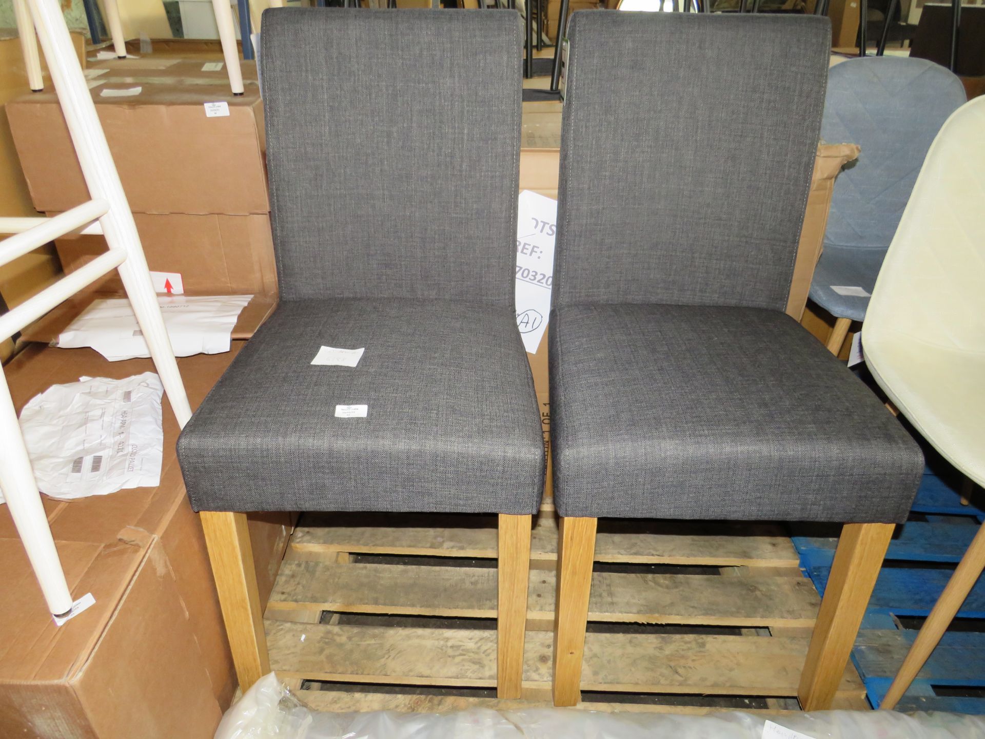 Cotswold Company Aster Charcoal Linen Straight Back Chair RRP 100.00 Make sure you have the best