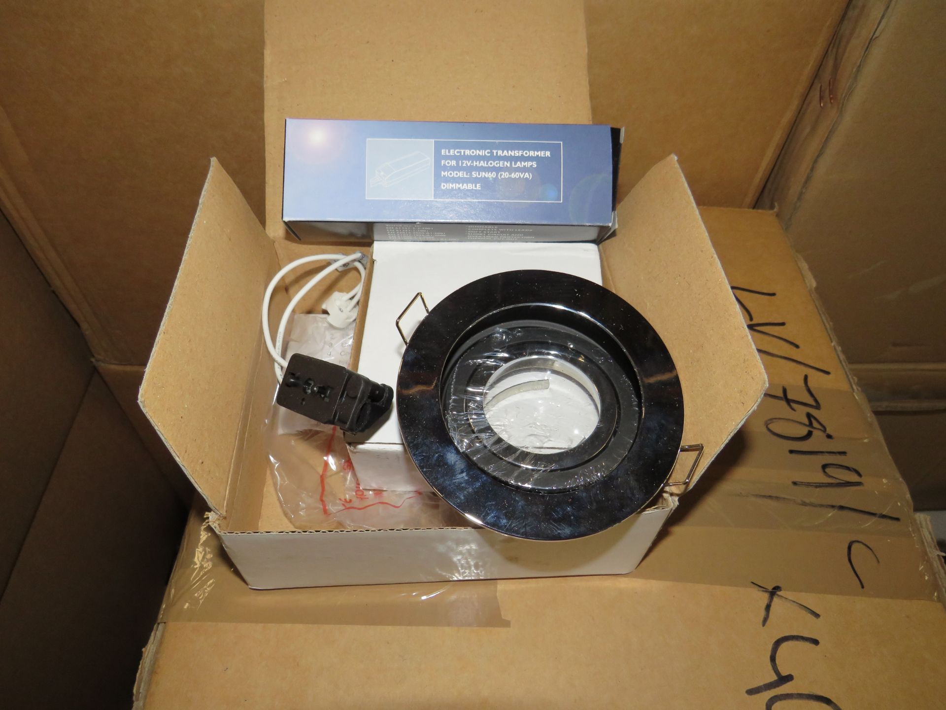 4x Chelsom - Low Glare Directional Downlight ( LV/7819/C ) - New & Boxed.