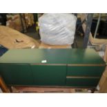 Heals Lars Sideboard Green RRP 1399.00 Bring the outside in with this forest-green sideboard by