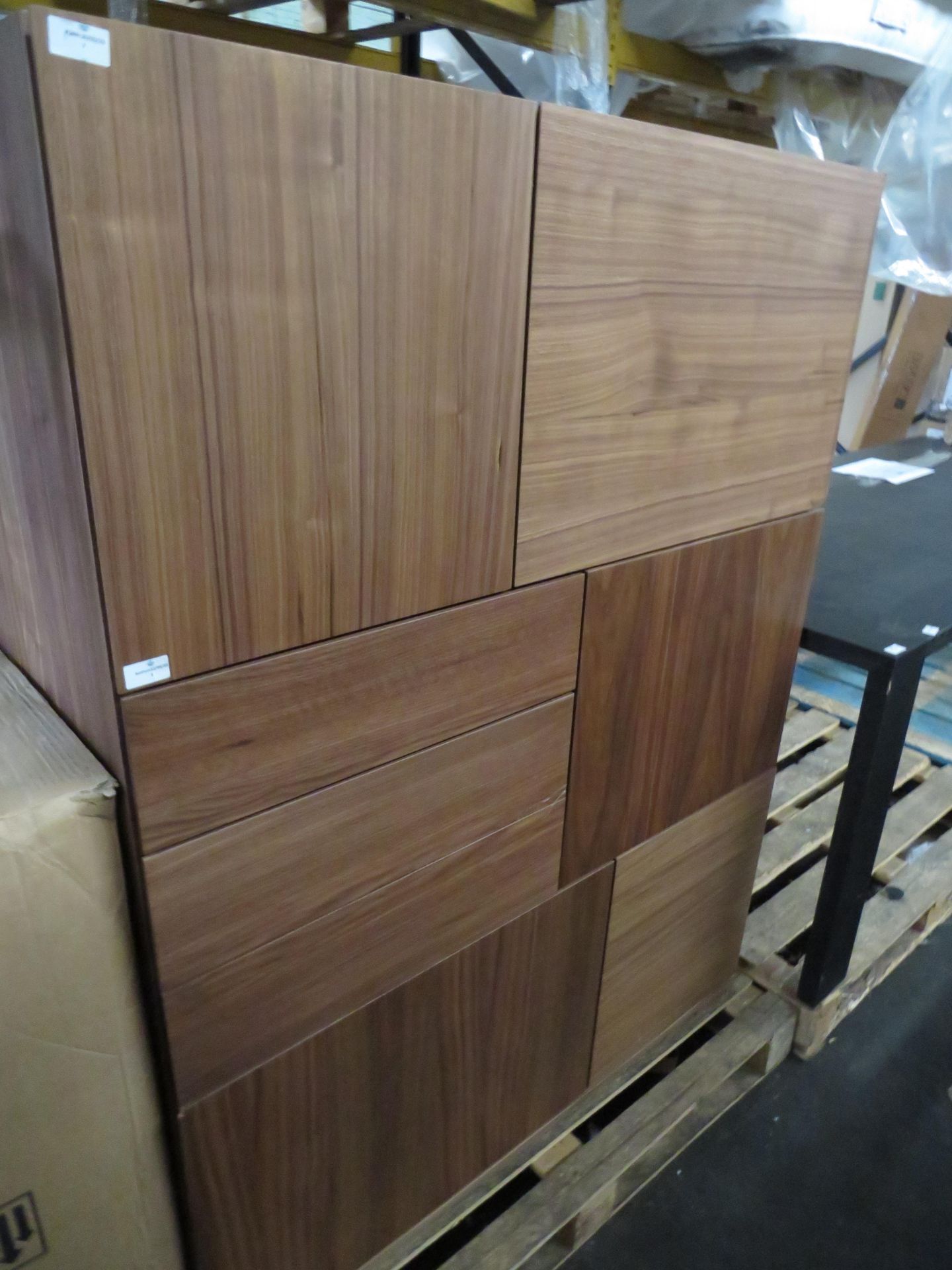 Heals Check Tall Storage Unit Walnut RRP 1449.00 Bringing classic Healâ€™s design to modern homes,