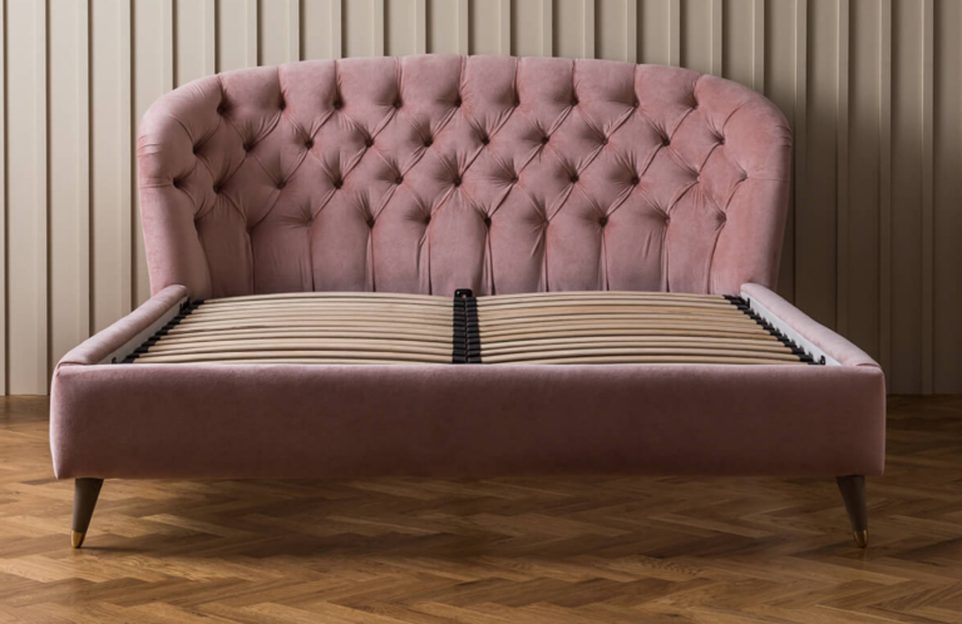 "Brook and Wilde The Duchess Bed Frame Superking Blush Pink RRP ?2399.00he Duchess Bed Frame - Image 5 of 5