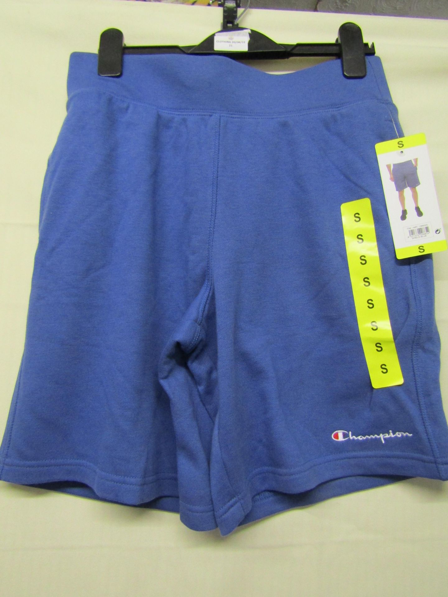 1 X Pair of Champion Shorts Blue Size S New With Tags RRP £34.99