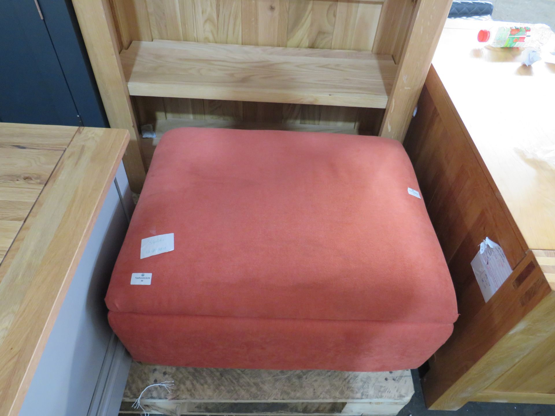 Oak Furnitureland Jasmine Storage Footstool in Comos Spice RRP 249.99 SKU OAK-APM-JAS080-COS-SPI PID