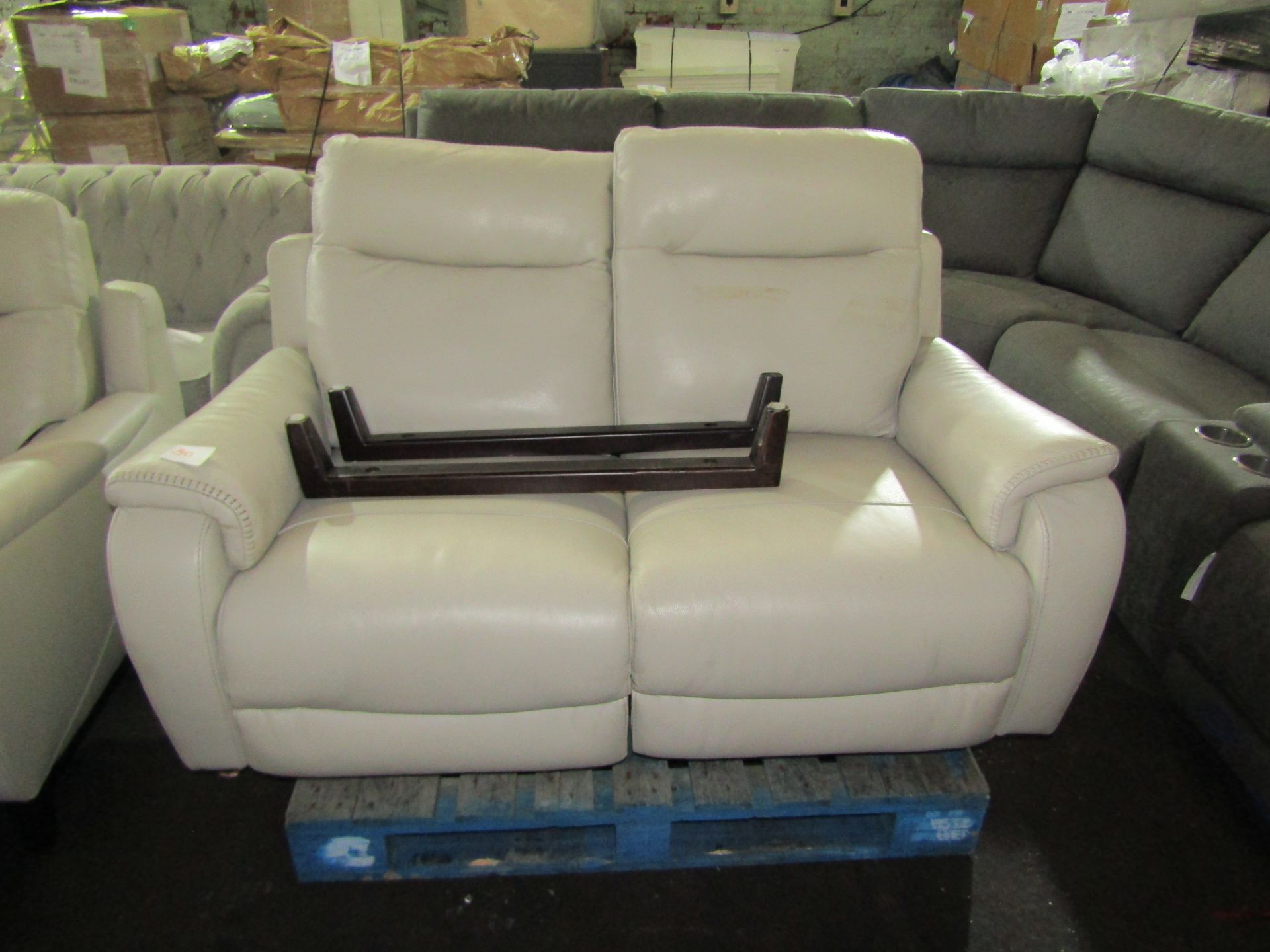 Costco cream 2 seater power reclining sofa - electric reclining mechanism is fully working on both