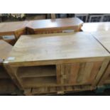 Oak Furnitureland Mantis Light Natural Solid Mango Large TV Cabinet RRP 299.99 (SKU OAK-APM-