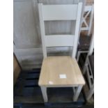 Cotswold Company Chester Dove Grey Wooden Seat Ladderback Chair RRP 165.00 SKU COT-APM-620.092 PID