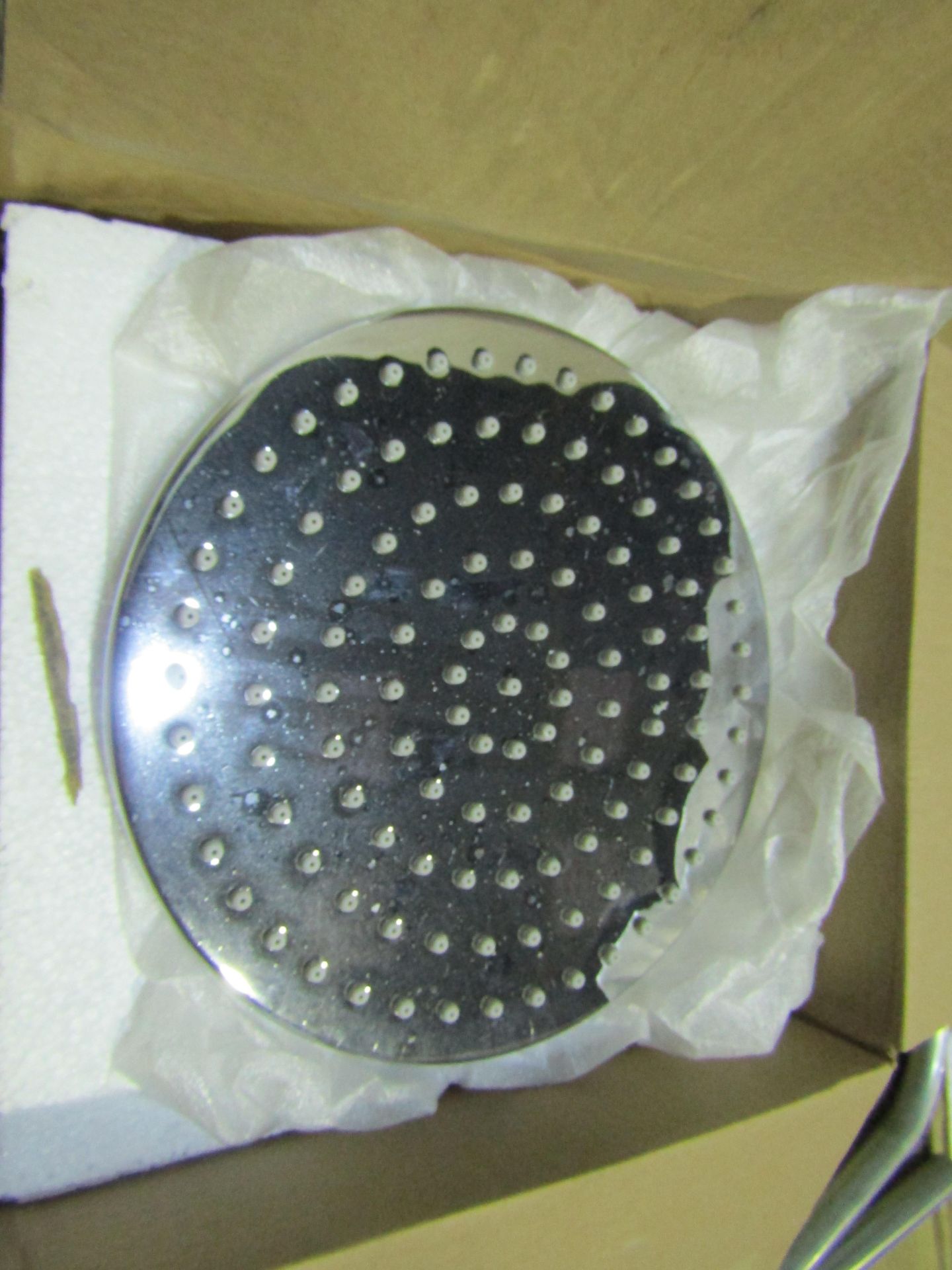 Nikles - Techno XL Chrome Shower Head 200mm - New & Boxed.