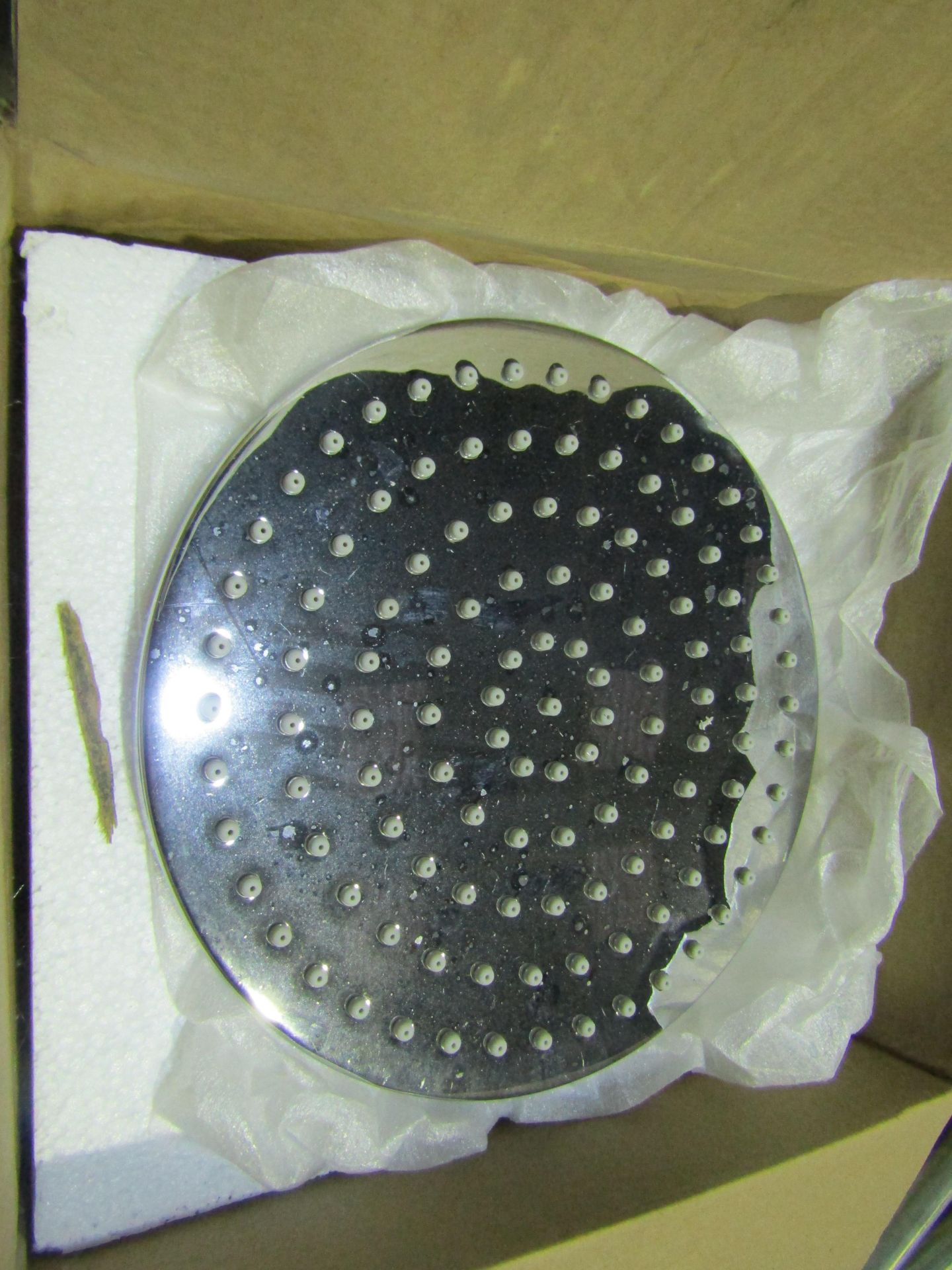 Nikles - Techno XL Chrome Shower Head 200mm - New & Boxed.