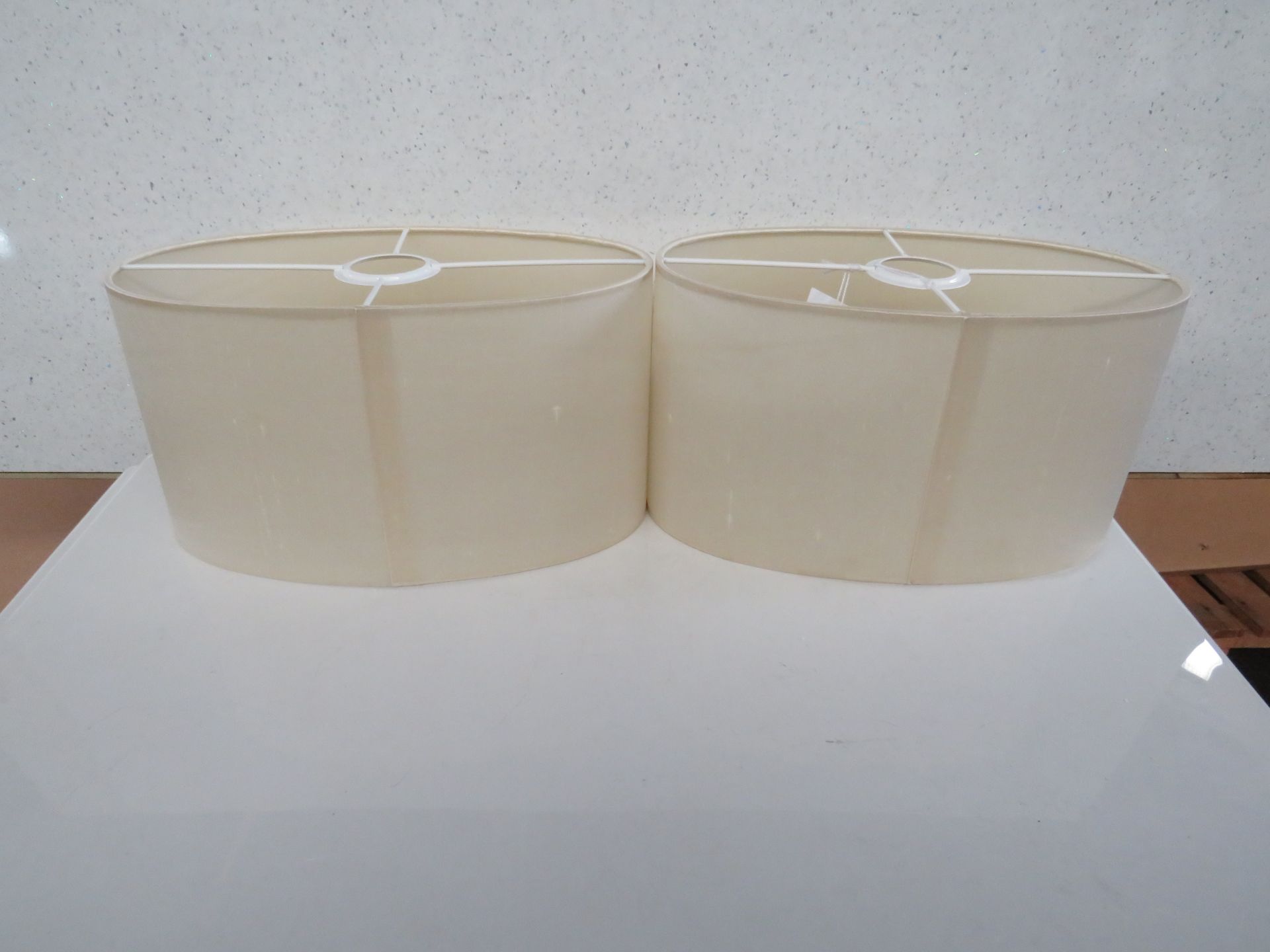 2x Chelsom - Natural Curved Light Shades - New & Packaged.