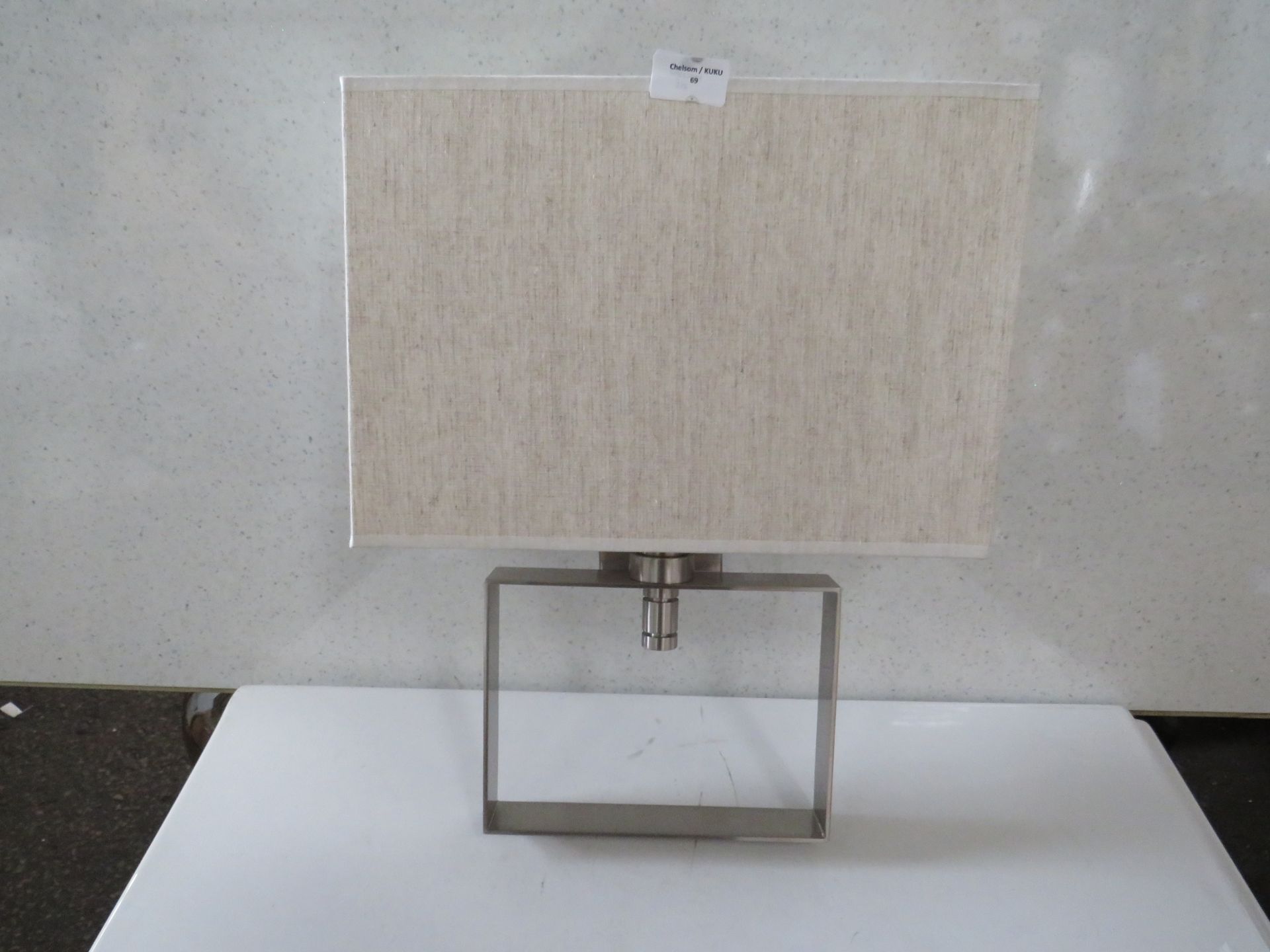 Chelsom - Brushed Steel Effect Wall Light - Good Condition, No Packaging.